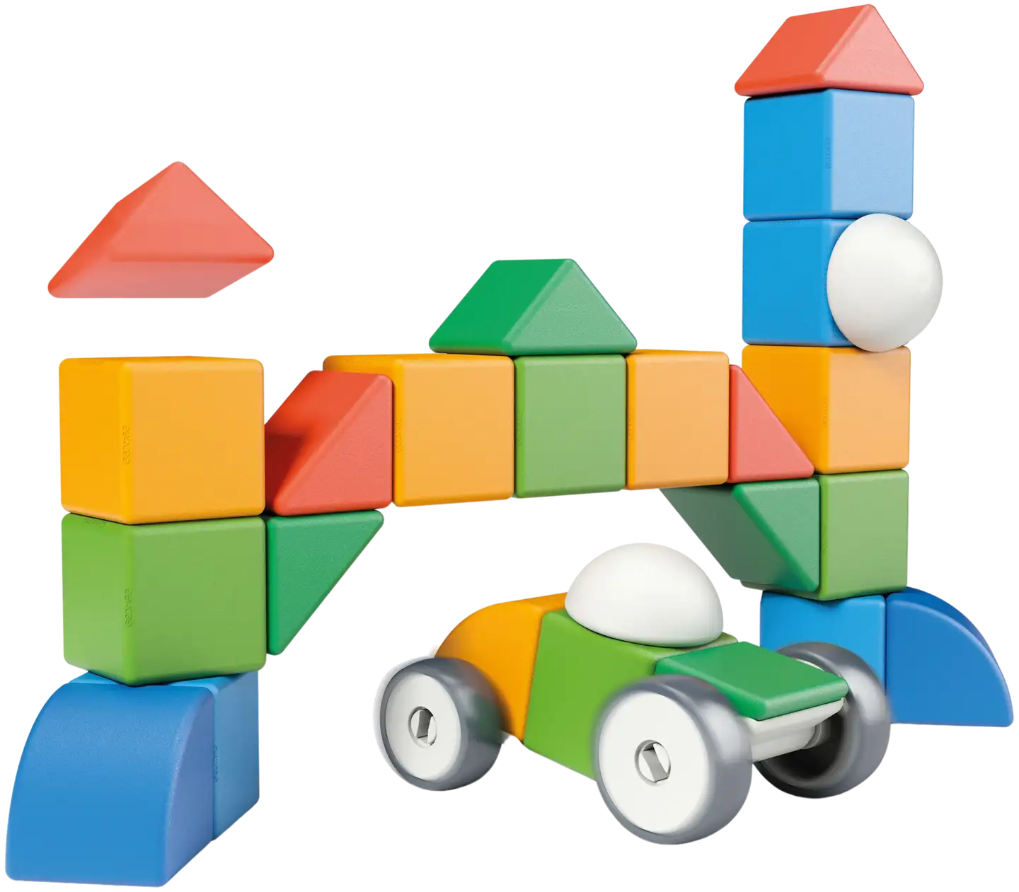 Geomag Magicube 4 Shapes -magneettirakennussetti 32 kpl - 4