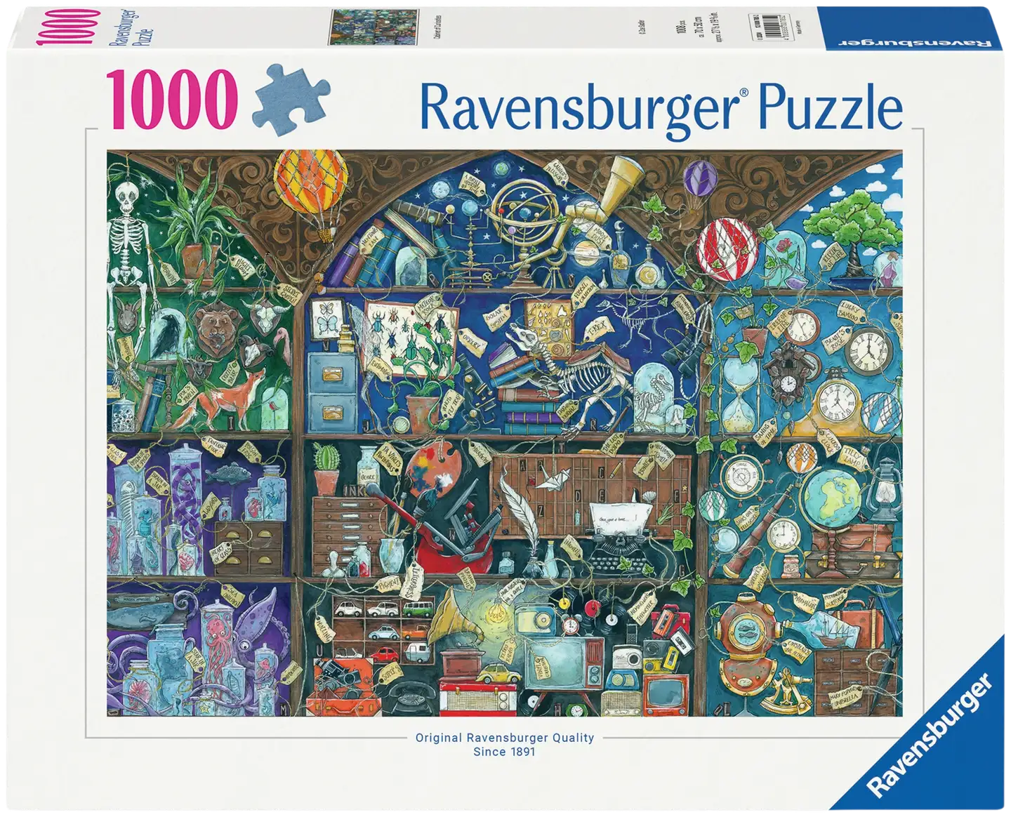 Ravensburger palapeli 1000 palaa, erilaisia - 5