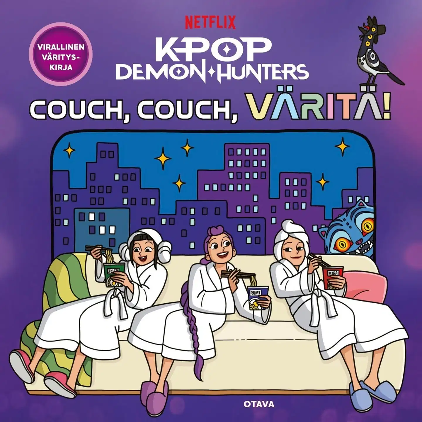 KPop Demon Hunters - Couch, Couch, väritä!