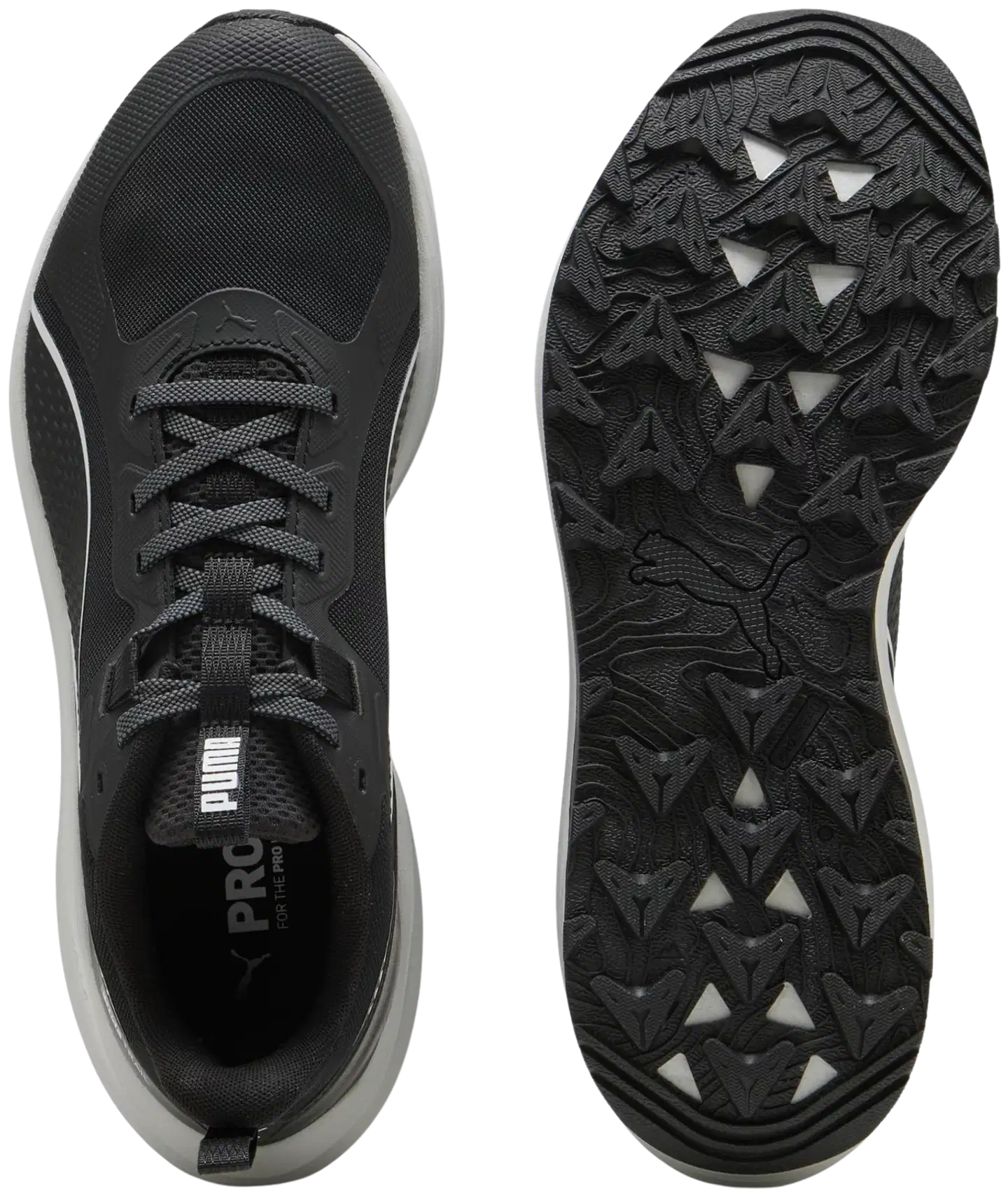 Puma miesten juoksukenkä Flare Pro Trail - PUMA Black-Feather Gray - 4