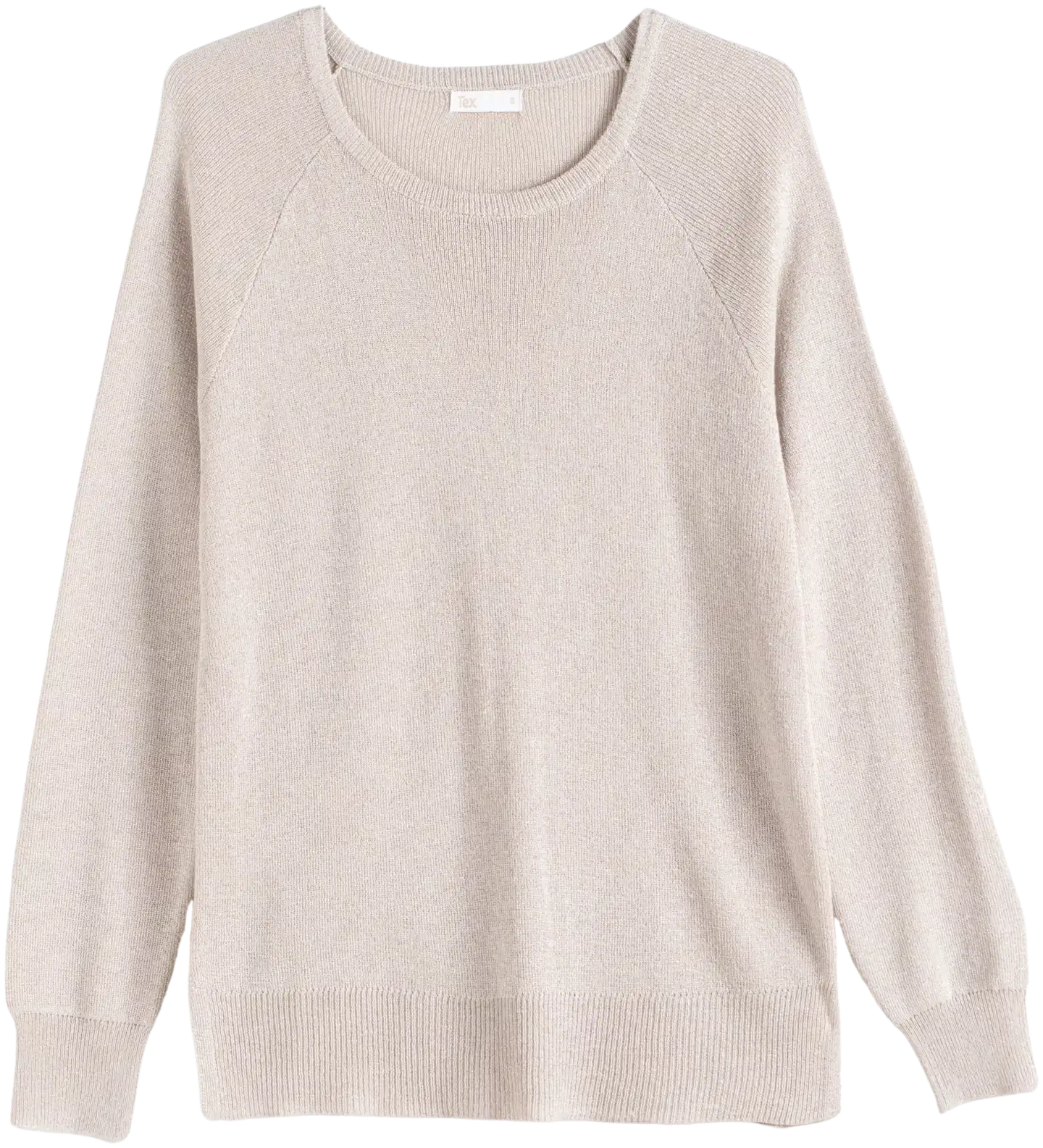 TEX naisten kimalleneule I286115 - GOLD - 4