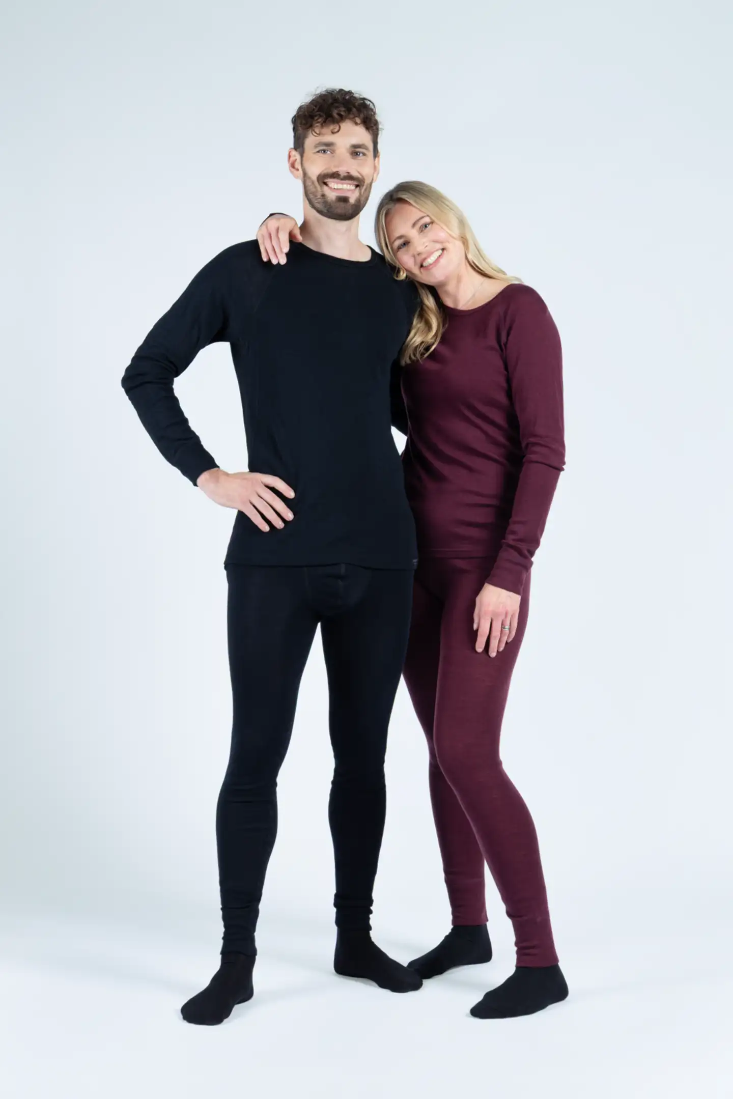 House miesten merinovilla-aluspaita - BLACK - 6