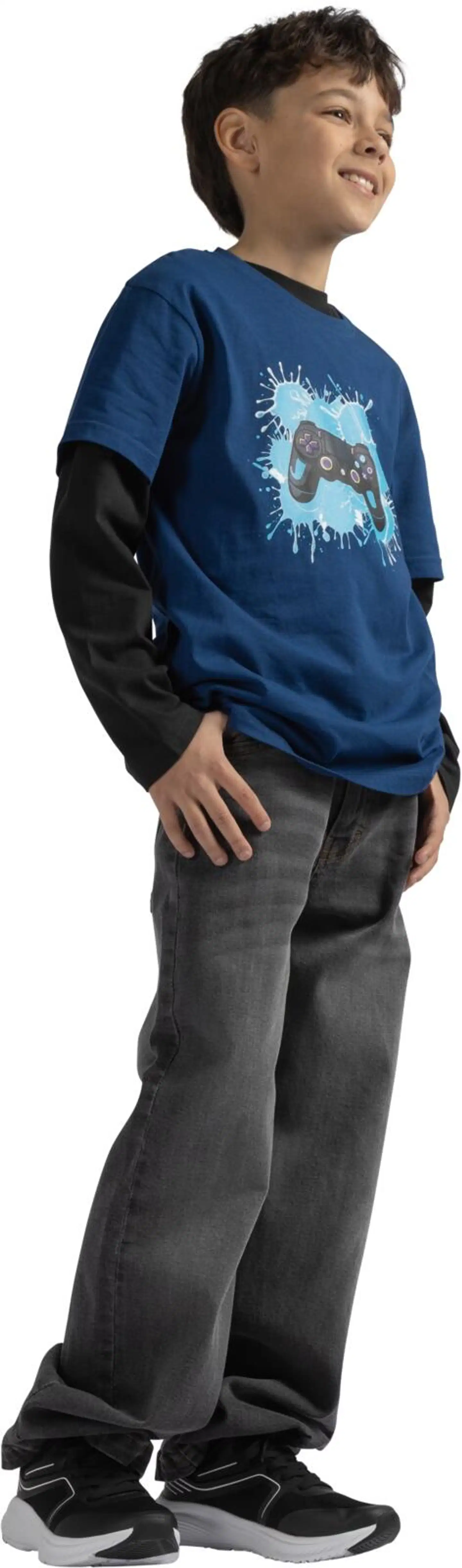 House lasten farkut 23PH342613 - Grey denim - 7