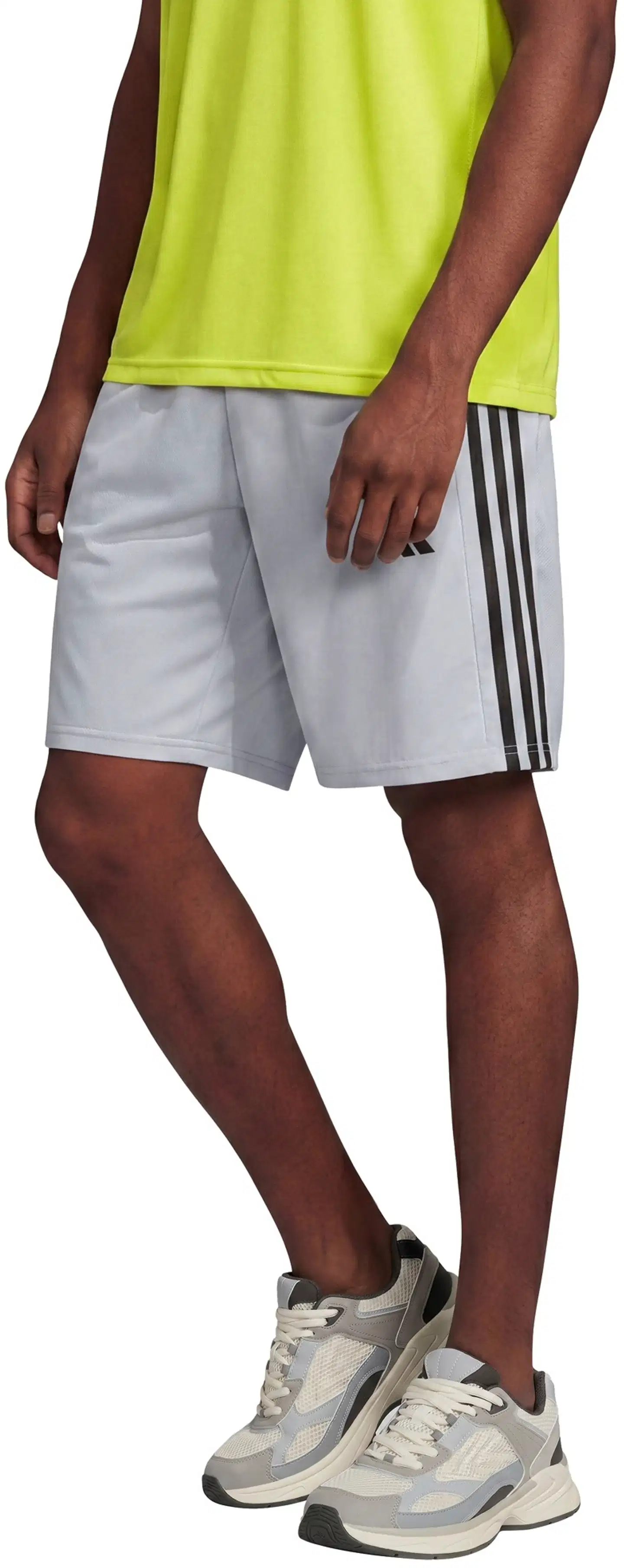 adidas miesten treenishortsit KC5288 - Halo silver / Black - 1
