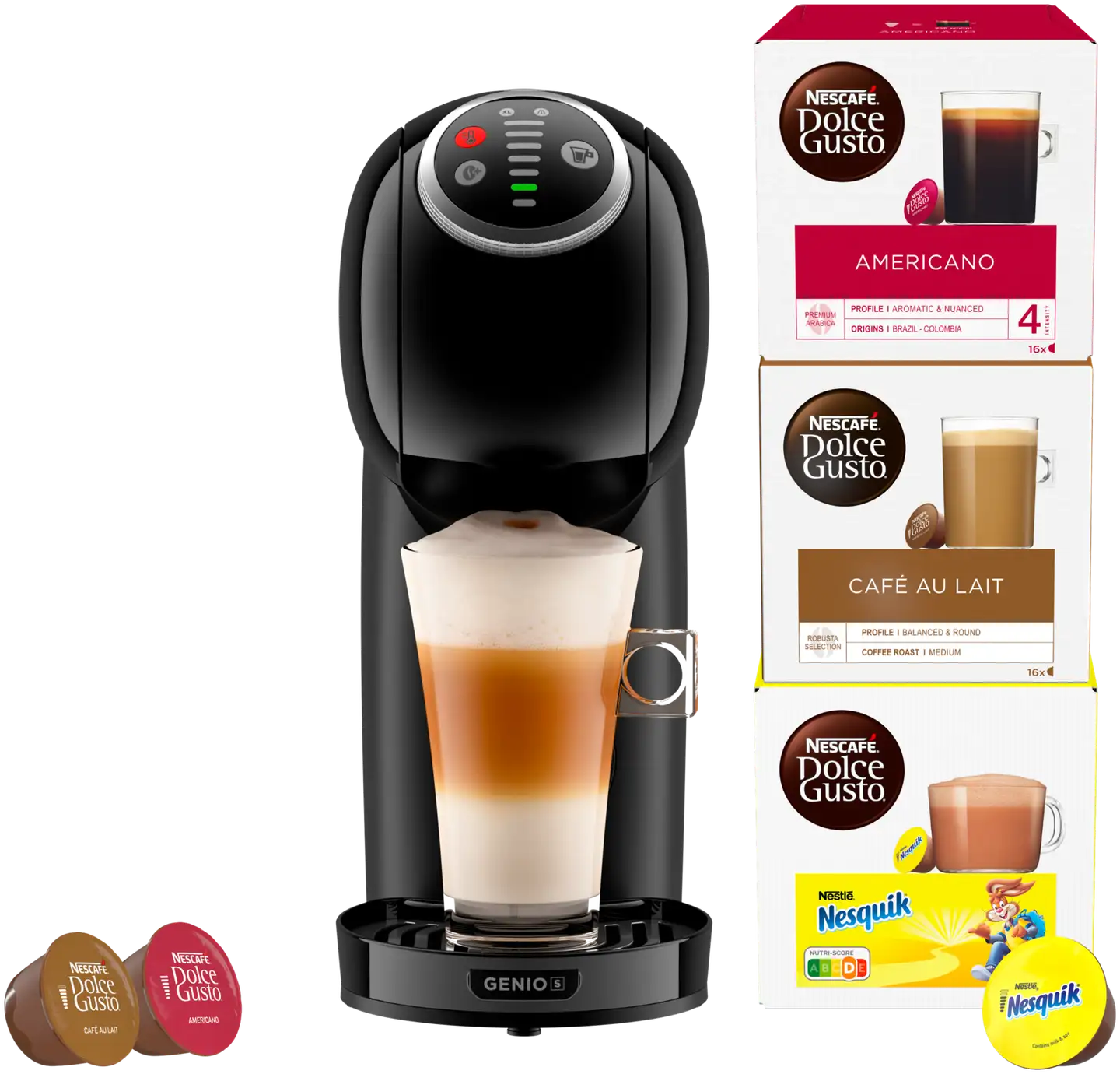 Nescafé Dolce Gusto Genio S Plus FAMILY PACK XXL kapselikonepakkaus - 2