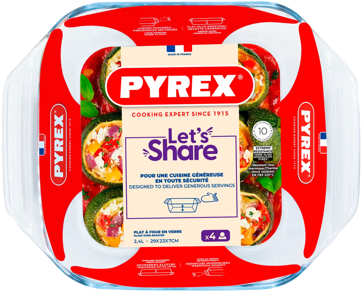 Pyrex Irresistible lasivuoka 29x23cm - 2