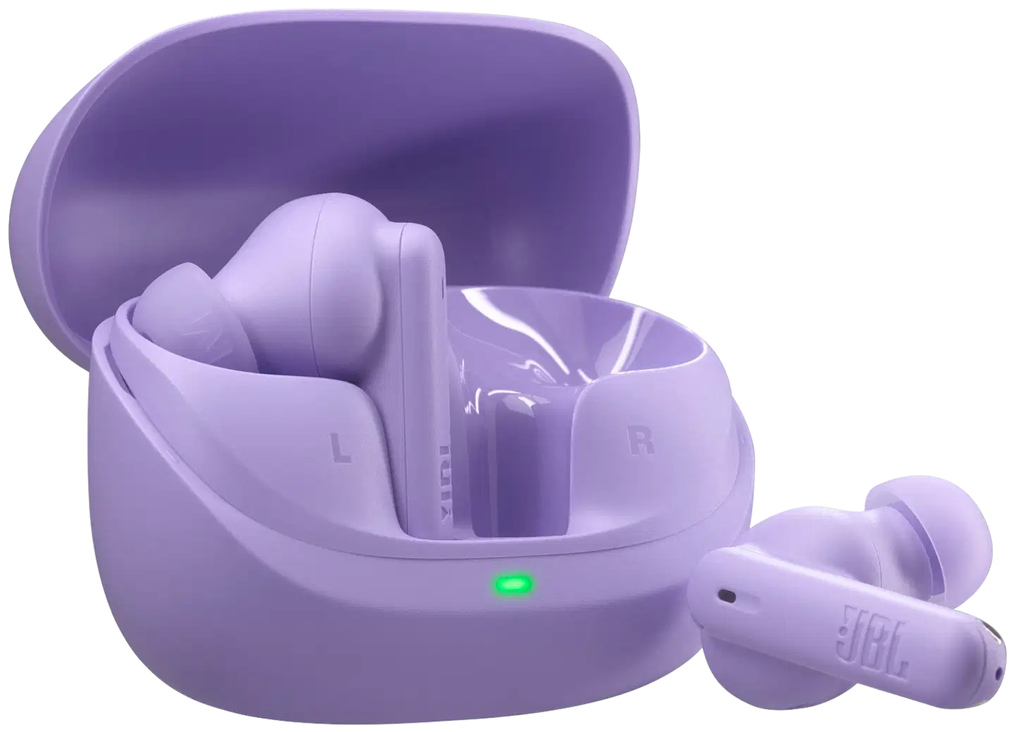 JBL langattomat vastamelunappikuulokkeet Vibe Beam 3, violetti - 2