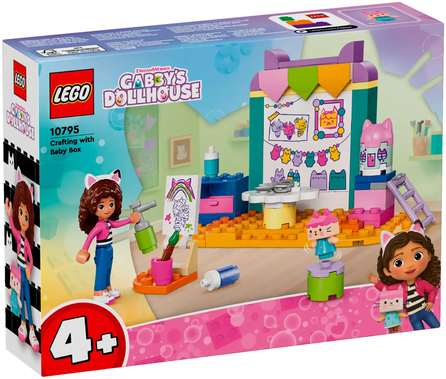 LEGO Gabby's Dollhouse 10795 Askartelua Boksivauvan kanssa - 2