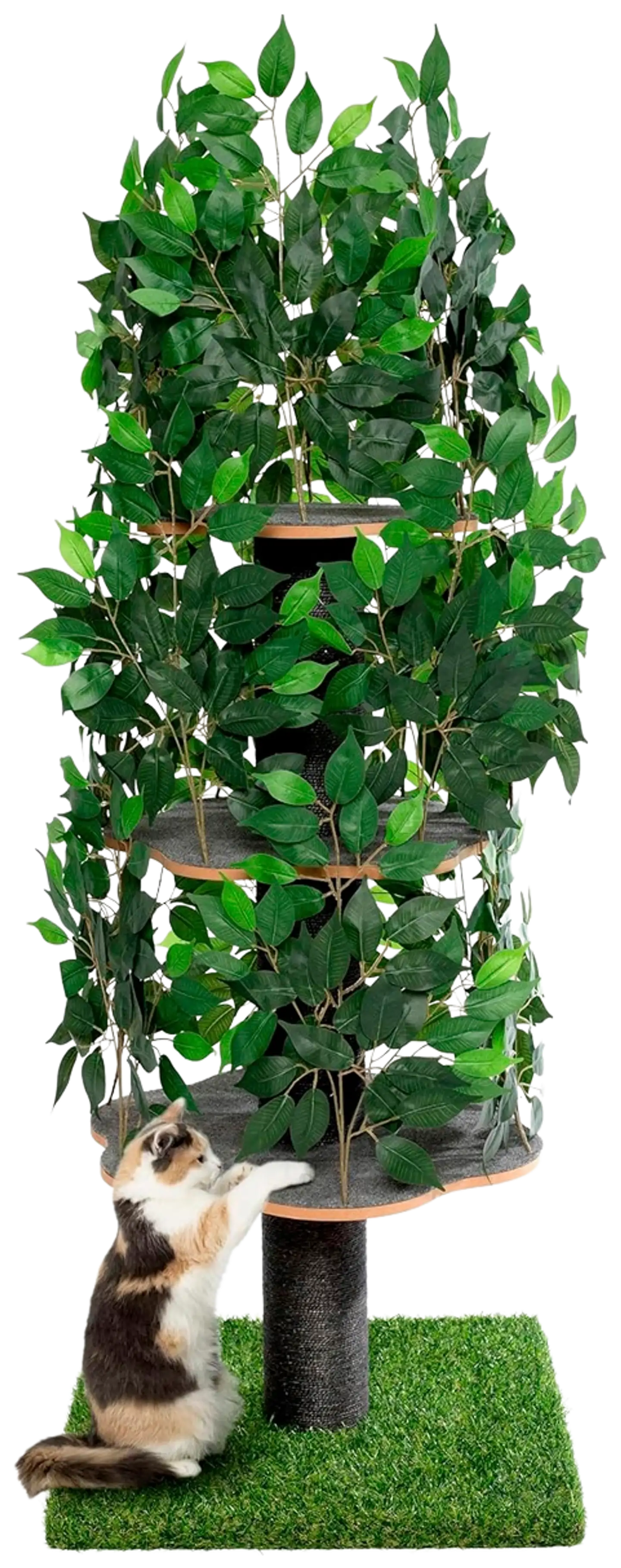 Trekker kissan kiipeilypuu Natural 150 cm vihreä