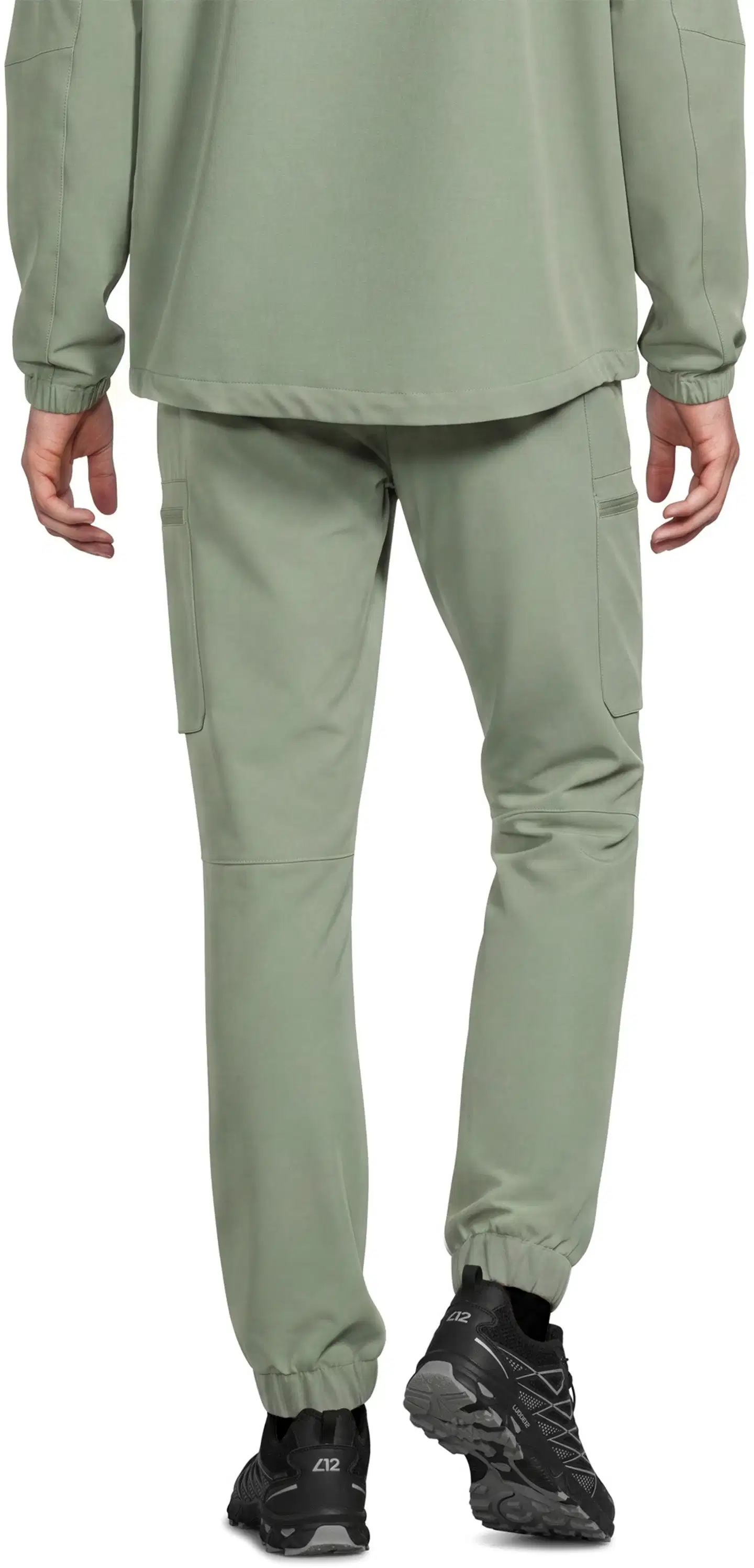 Luode12 miesten retkeilyhousut loose-fit 204L112668 - oil green - 3