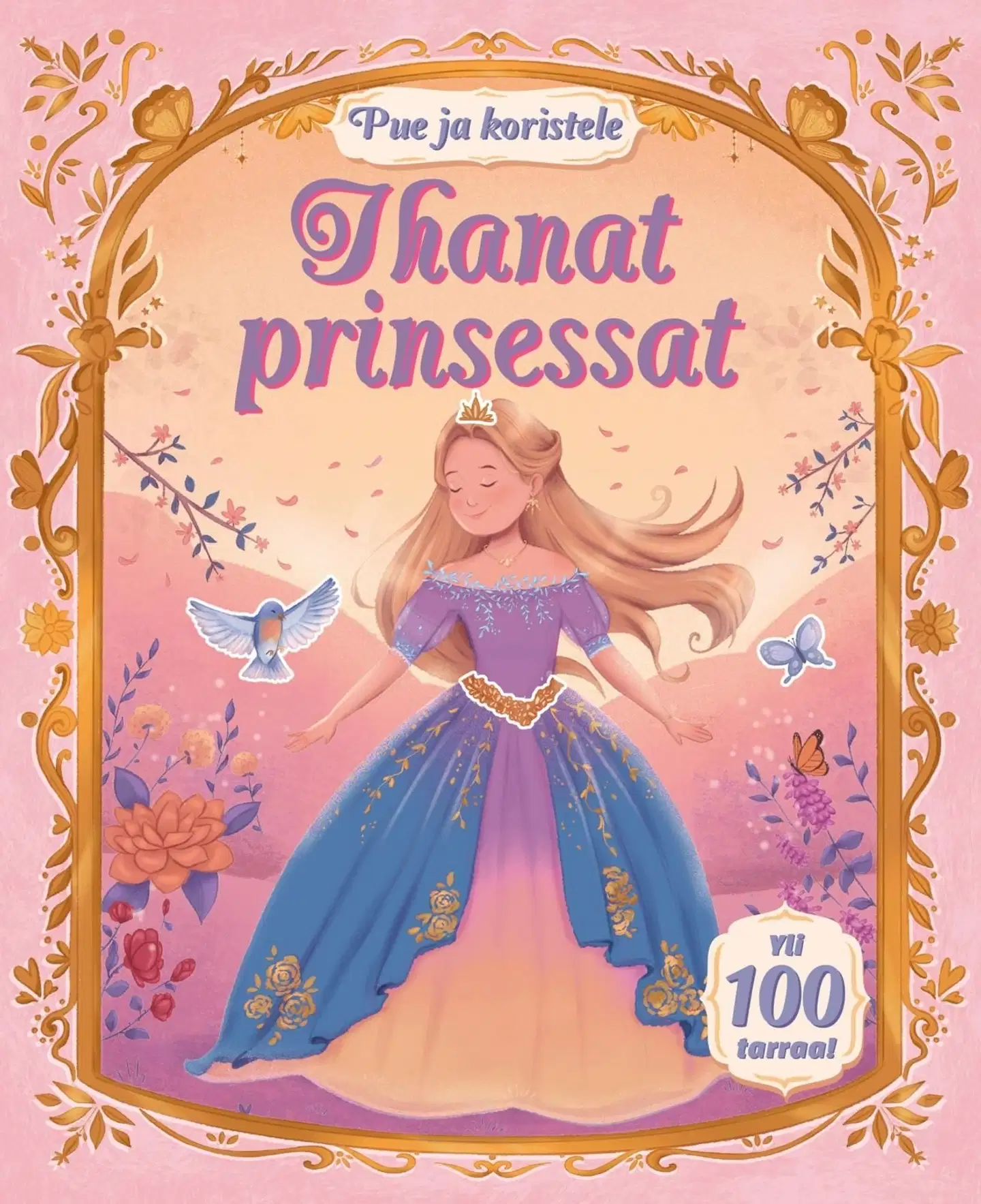 Pue ja koristele - Ihanat prinsessat - Yli 100 tarraa!