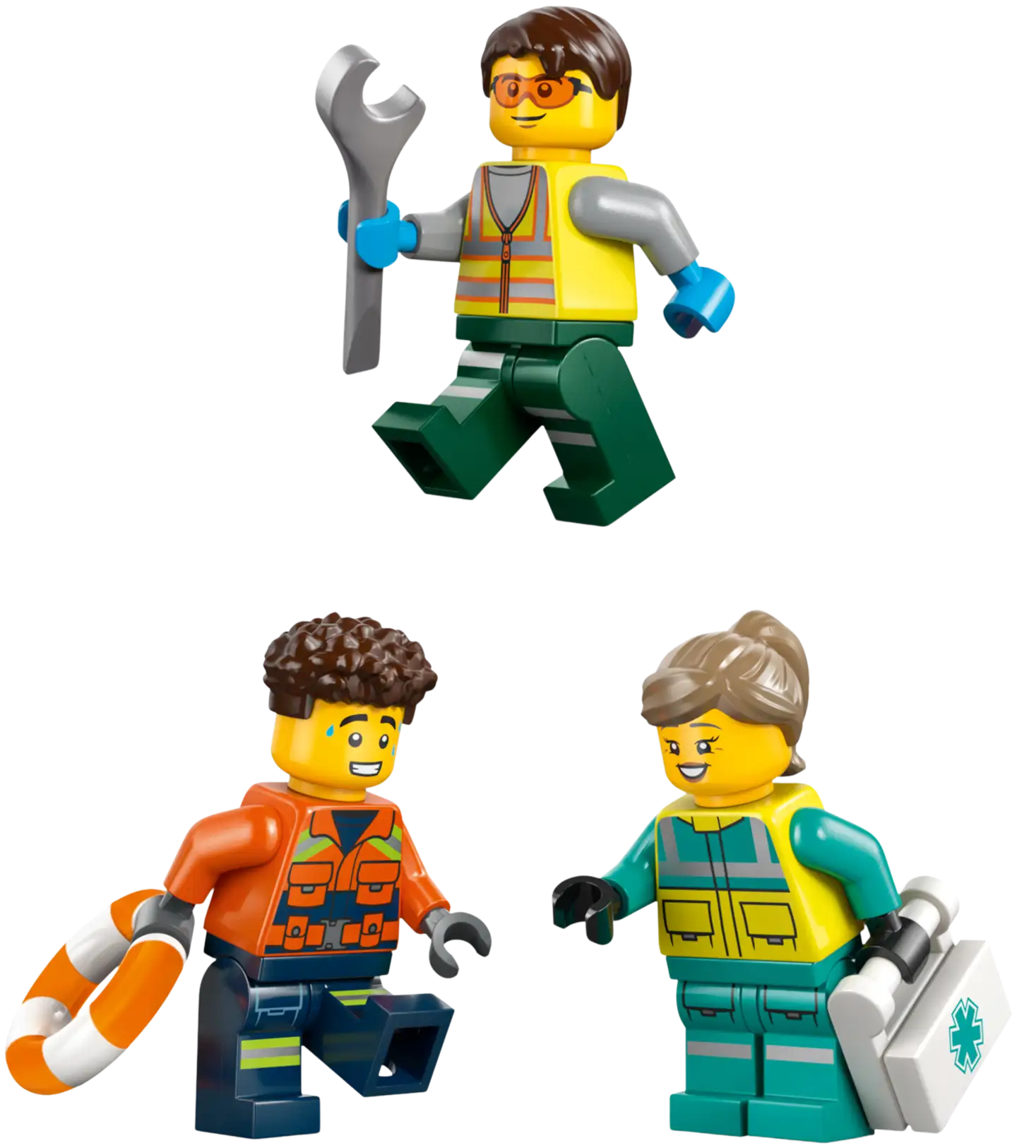 LEGO® City Great Vehicles 60505 Lentokone, huoltoauto ja ilmatyynyalus - 3