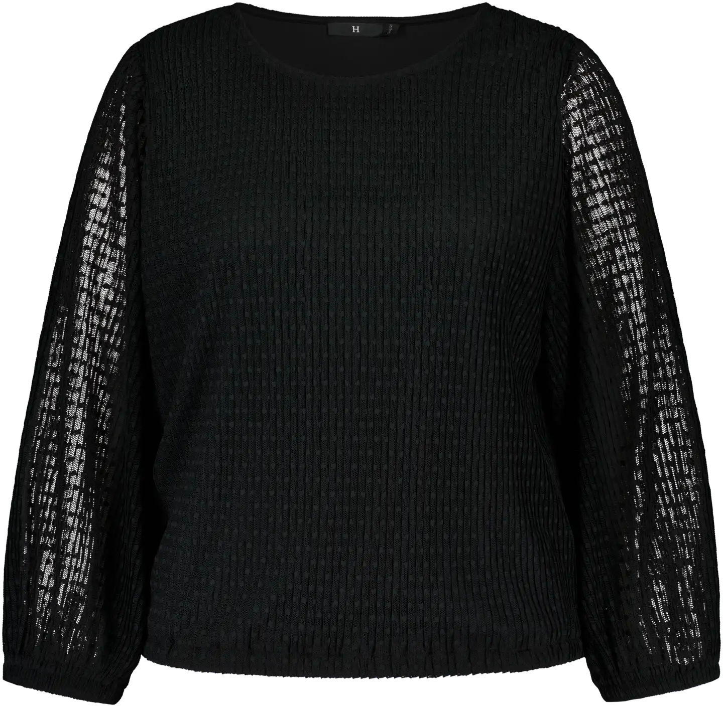 House naisten mesh-pusero 213HP40550, D-mitoitus - BLACK - 1