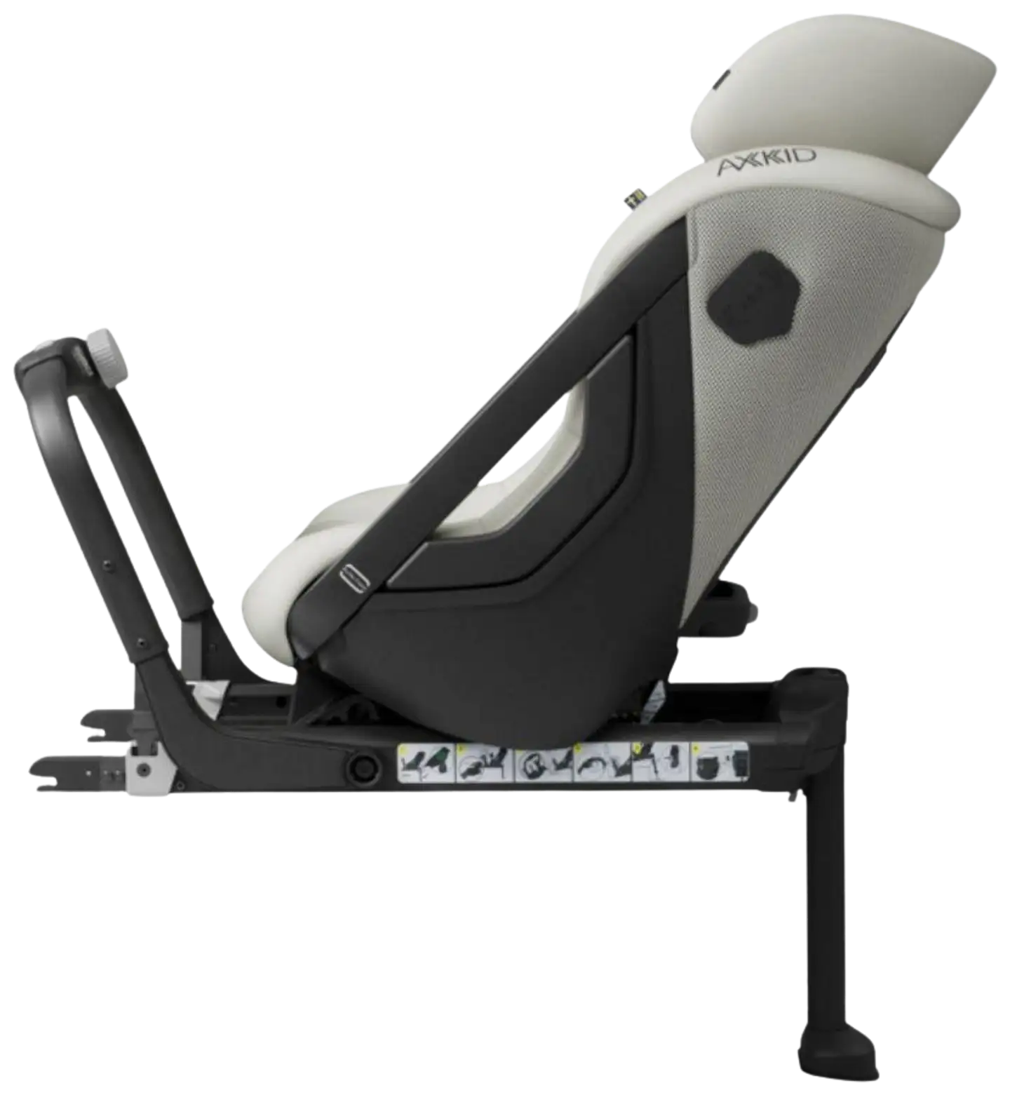 Axkid One 3 turvaistuin 61-125cm Beachgrass Beige - 5