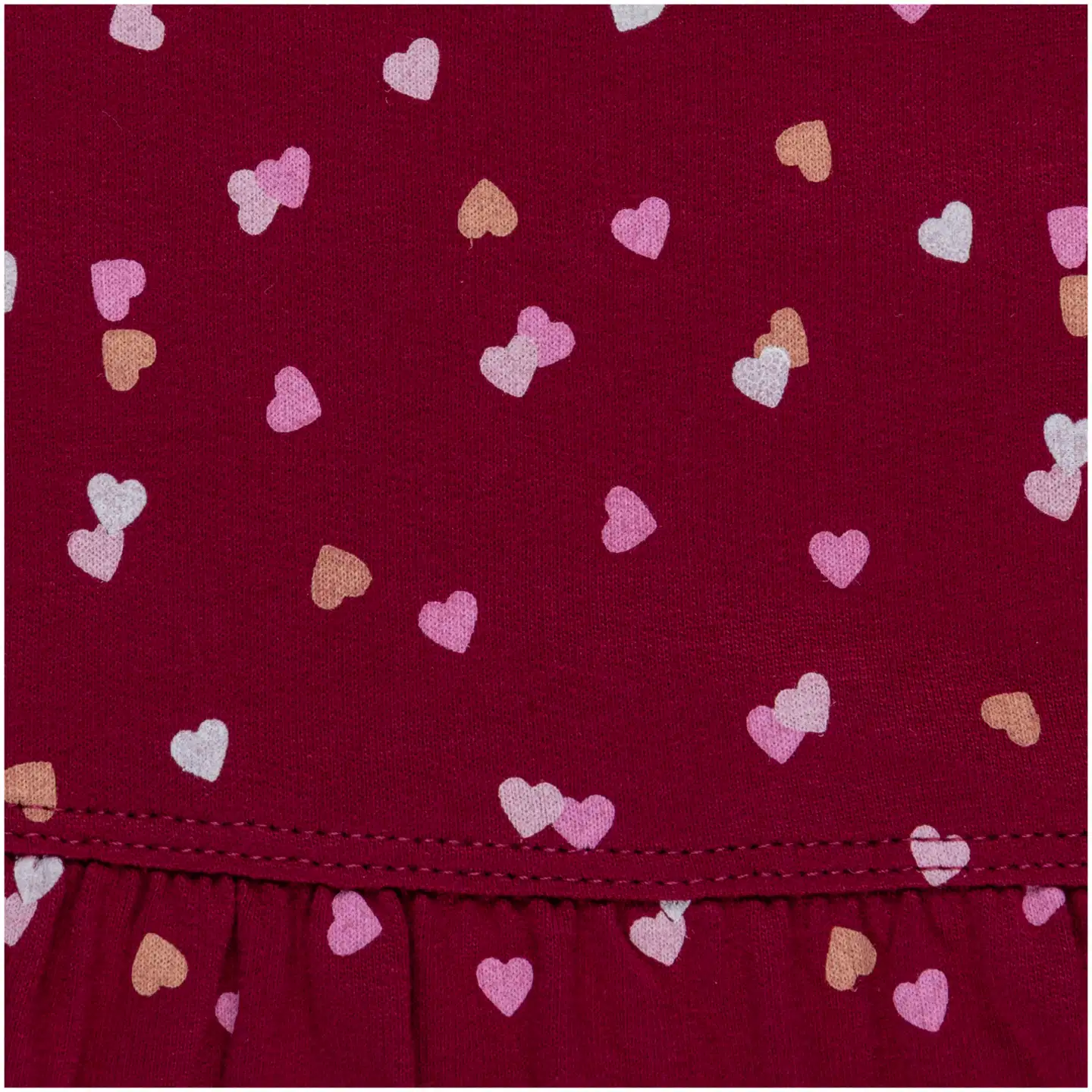 Ciraf vauvojen collegemekko Sydän 250B262926 - Red Plum - 3