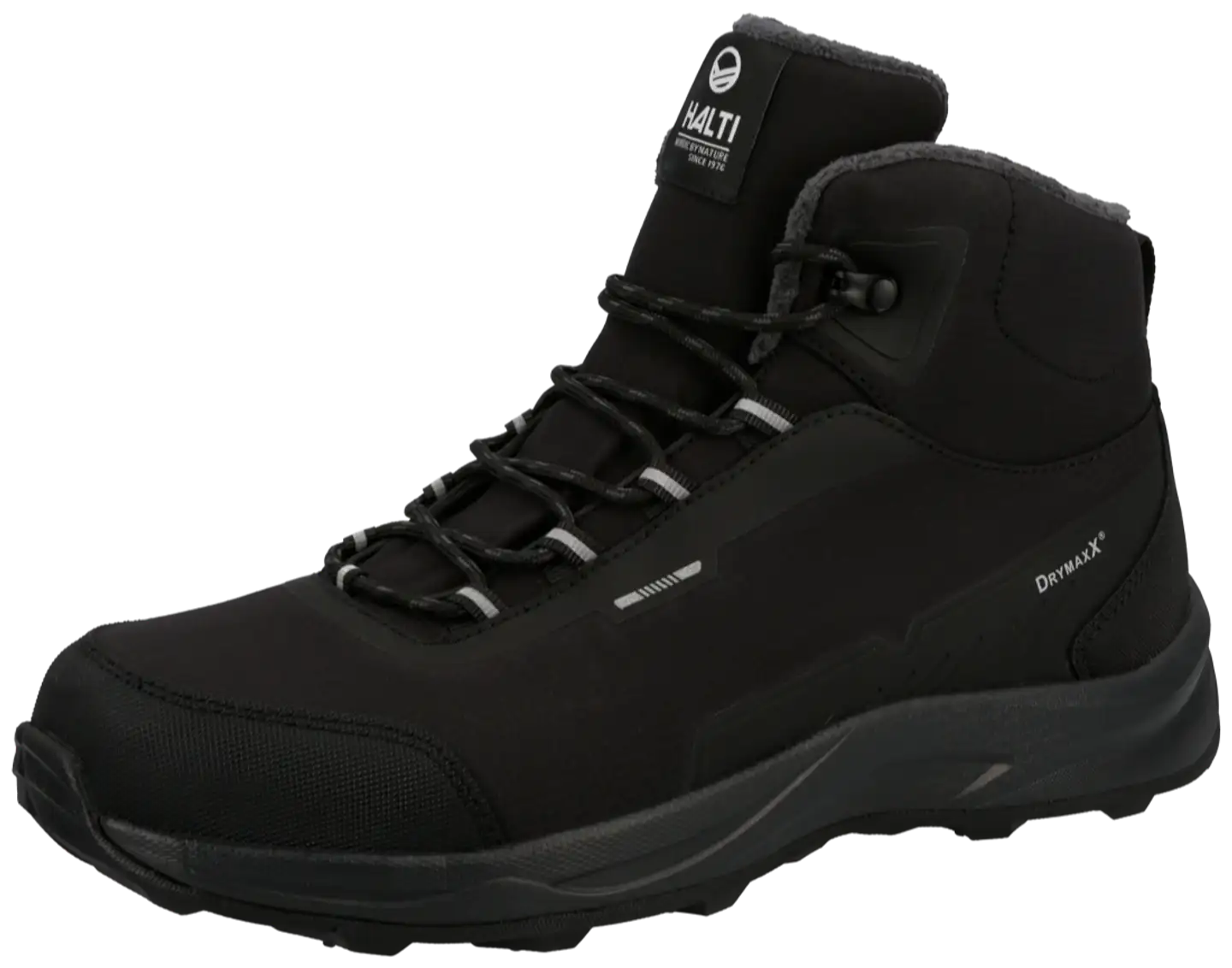 Halti miesten nastallinen ulkoilukenkä Saltoro DryMaxX Mid Spike - BLACK - 1