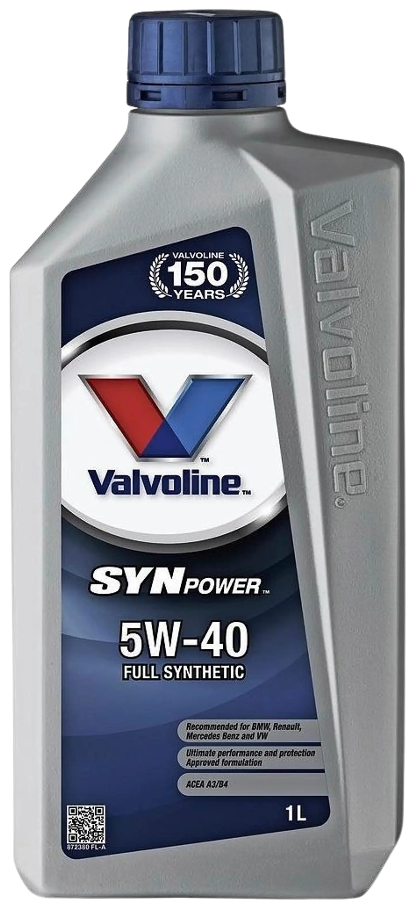 Valvoline Synpower 5W-40 moottoriöljy 1l