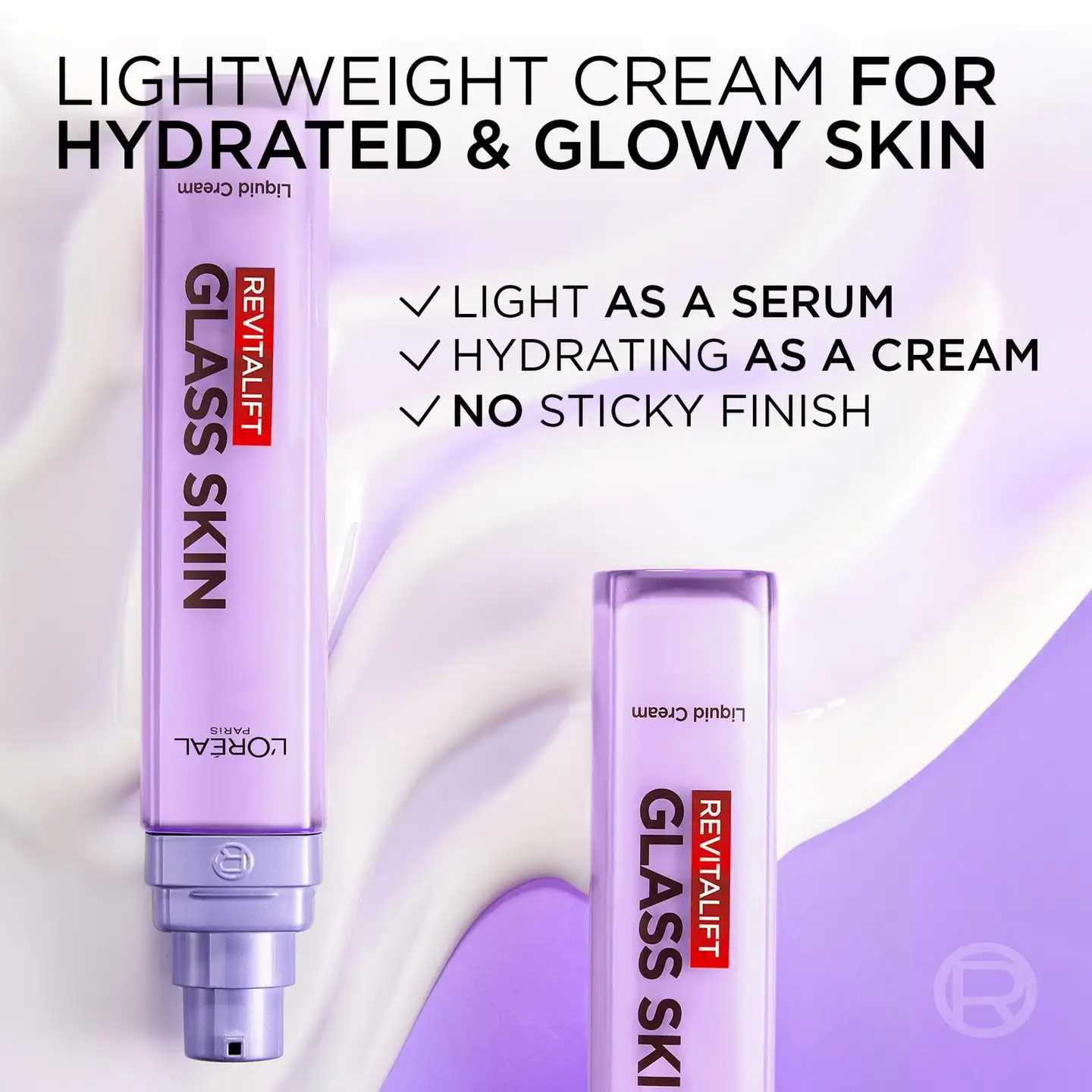 L'Oréal Paris Revitalift Filler Glass Skin Nestemäinen Päivävoide normaalille iholle 50 ml - 8