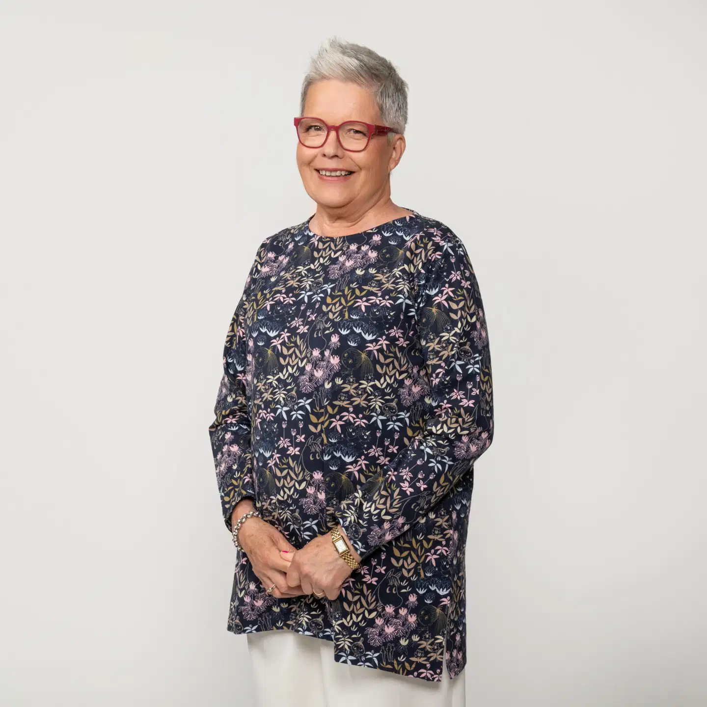 Muumi naisten tunika Sonja Esikko 592209 - tummansininen - 4