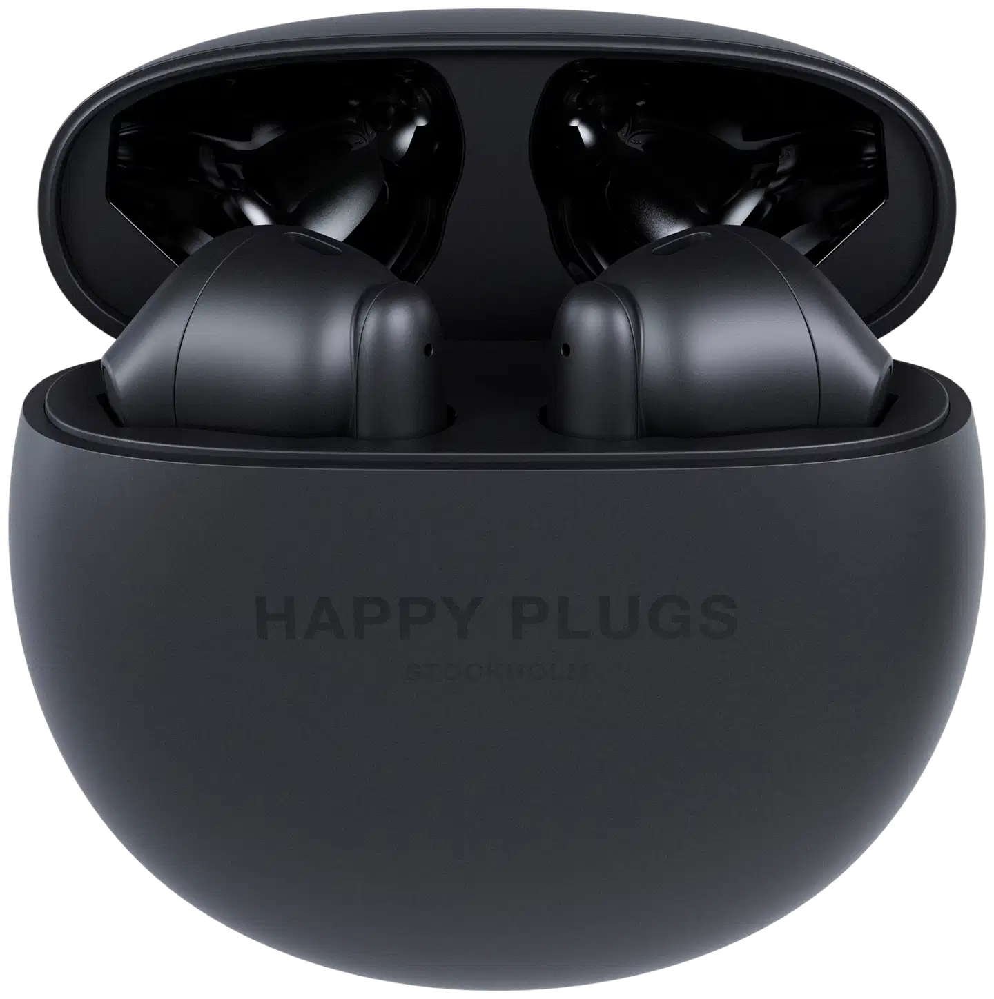 Happy Plugs langattomat nappikuulokkeet Joy Lite, musta - 2