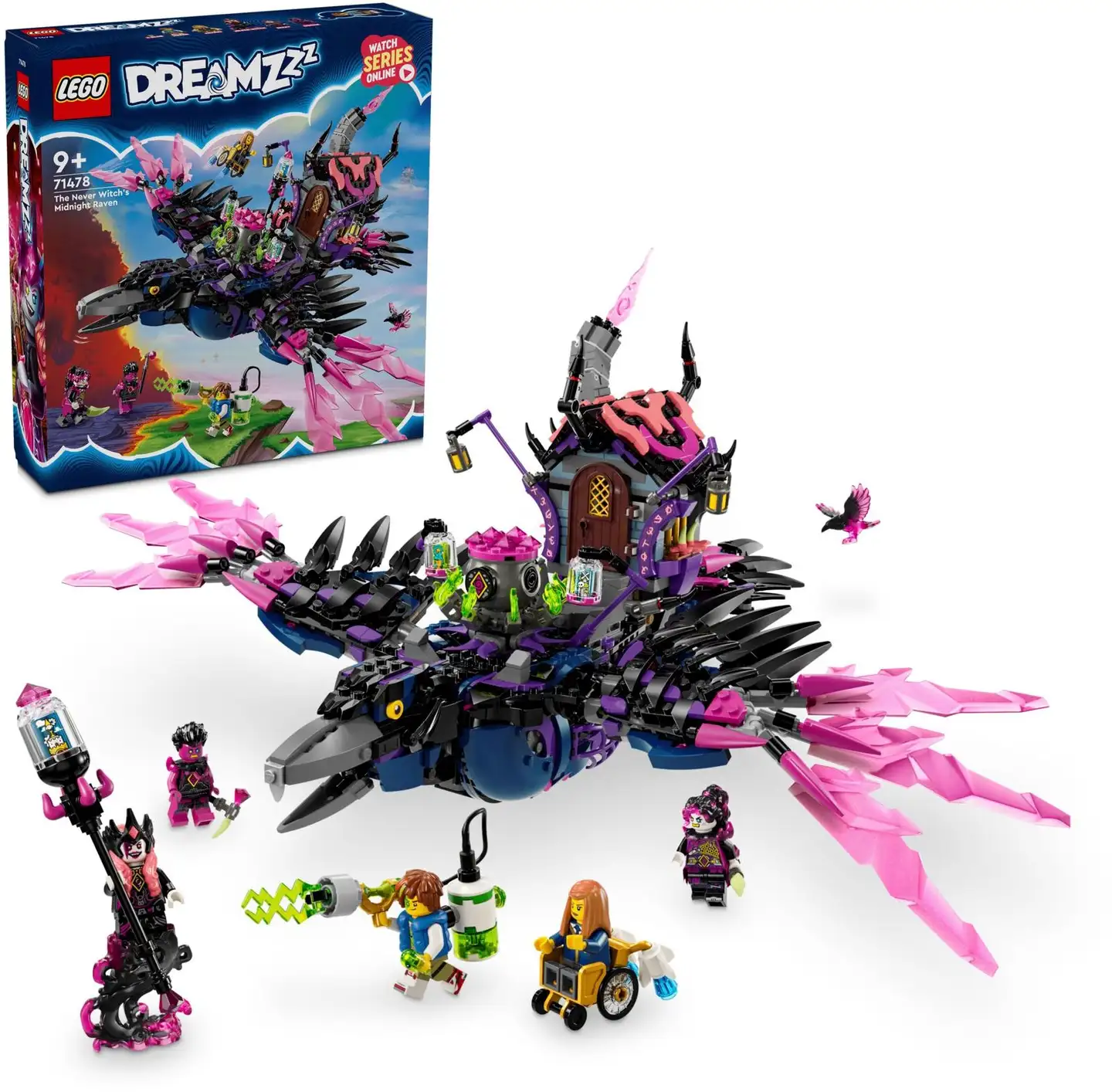 LEGO® DREAMZzz™ 71478 - Mestarinoidan Keskiyön korppi - 1