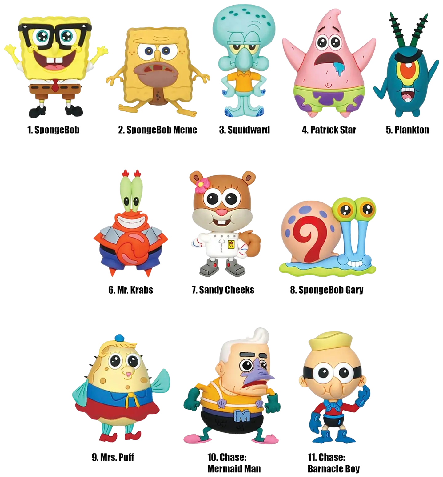 Monogram keräilyhahmo SpongeBob Bag Clip Classic Series 3 - 2