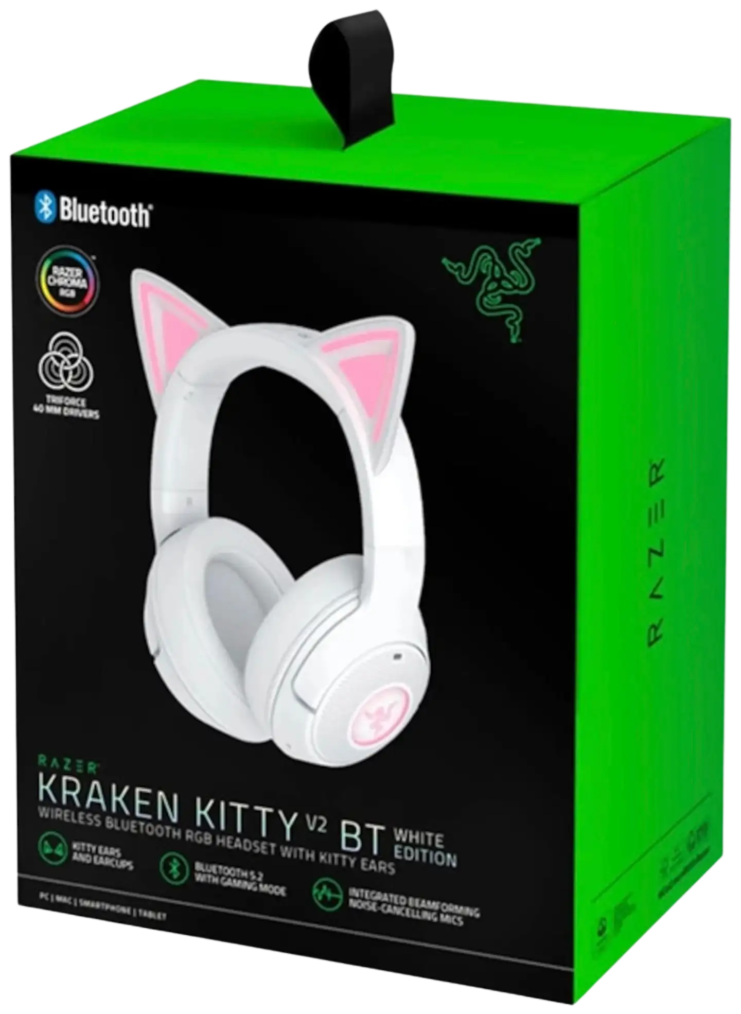 Razer langattomat kuulokkeet Kraken Kitty V2 Bluetooth valkoinen - 6