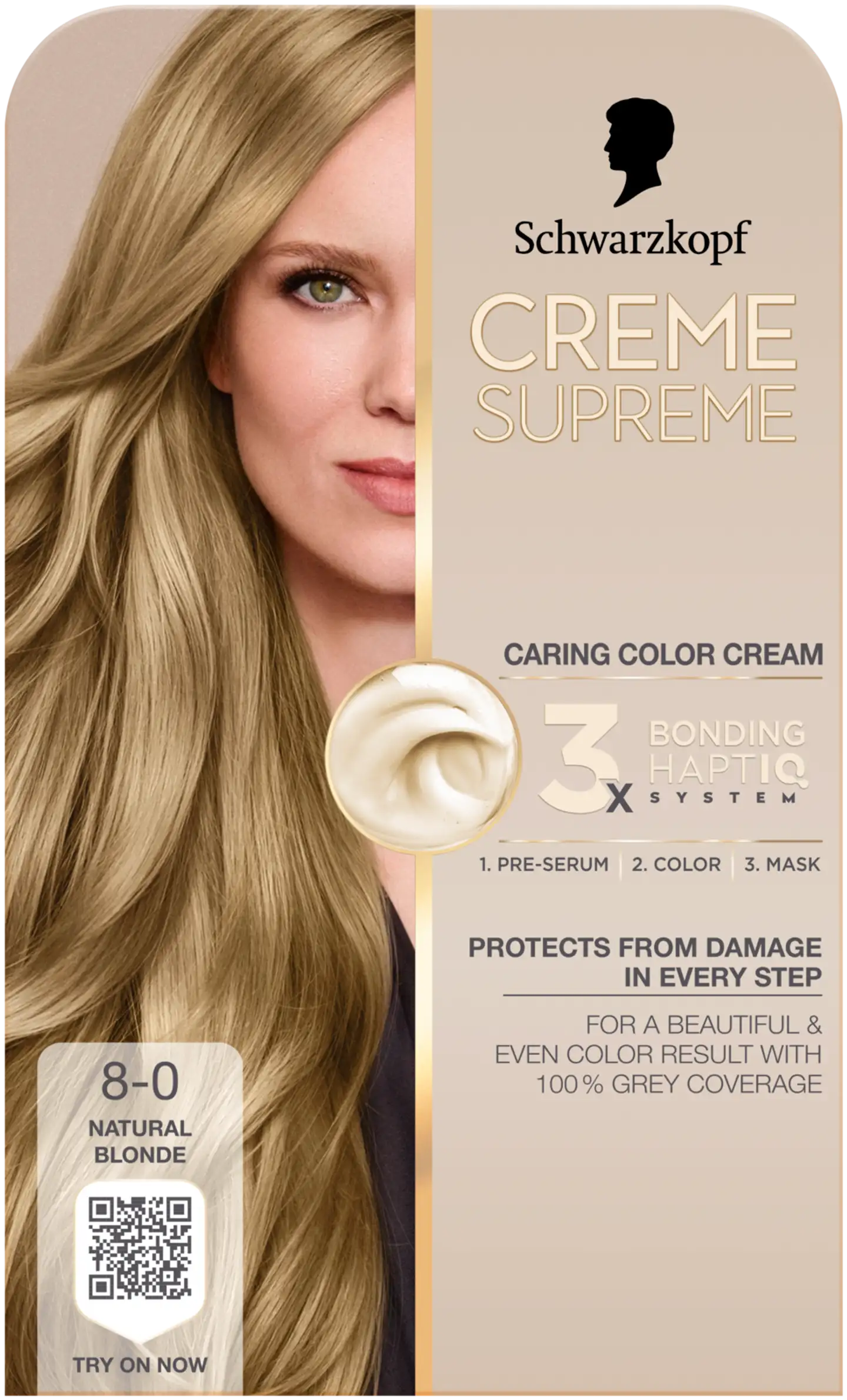 Creme Supreme 8-0 Luonnollinen Vaalea
