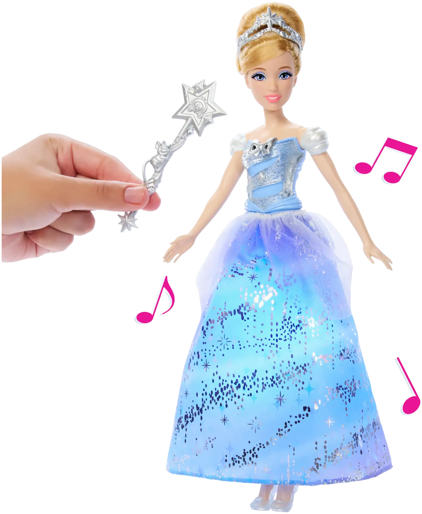 Disney Princess Light Up Tuhkimo-Nukke - 5