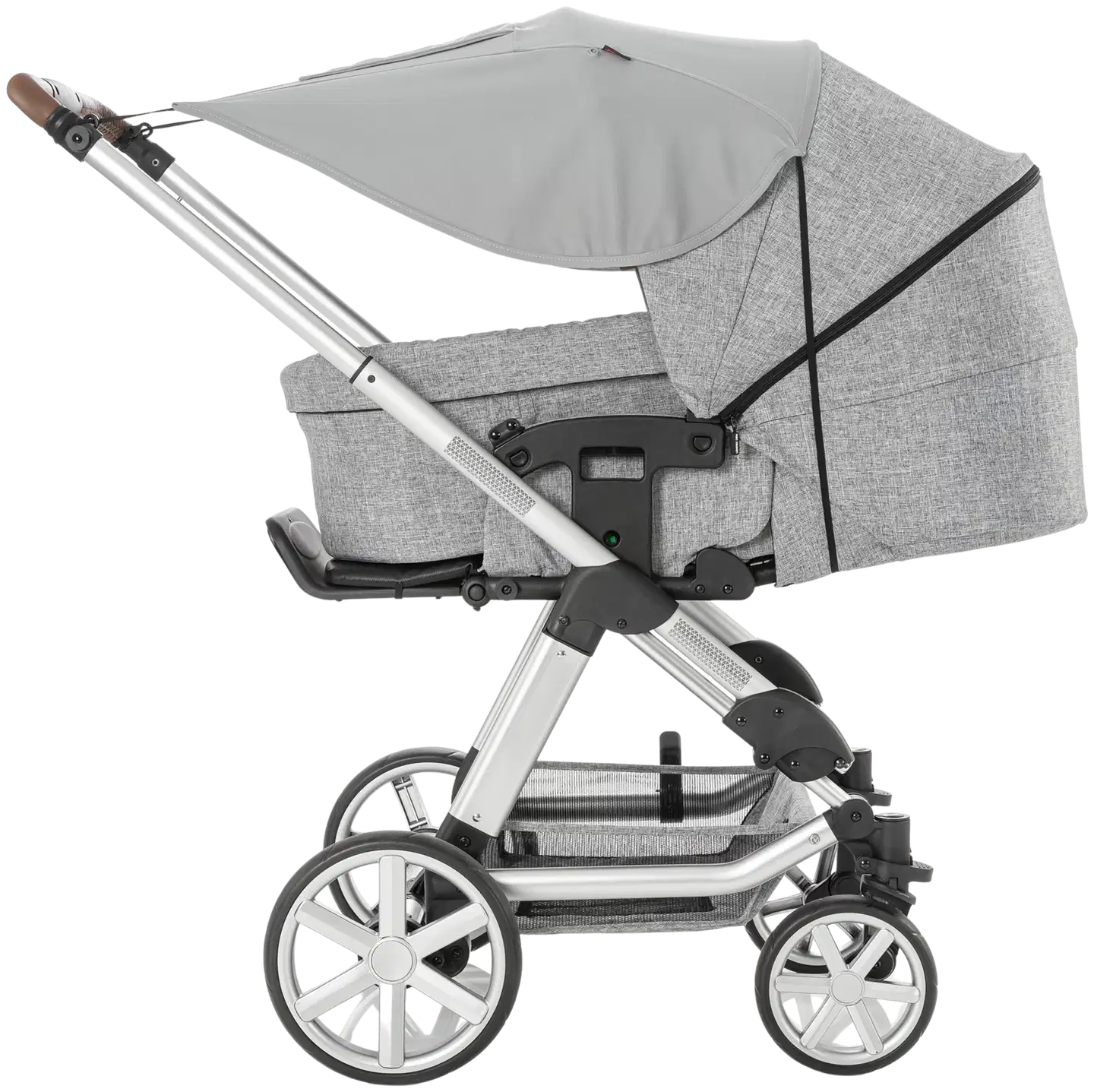 Reer aurinkosuoja lastenvaunuille, harmaa - 3