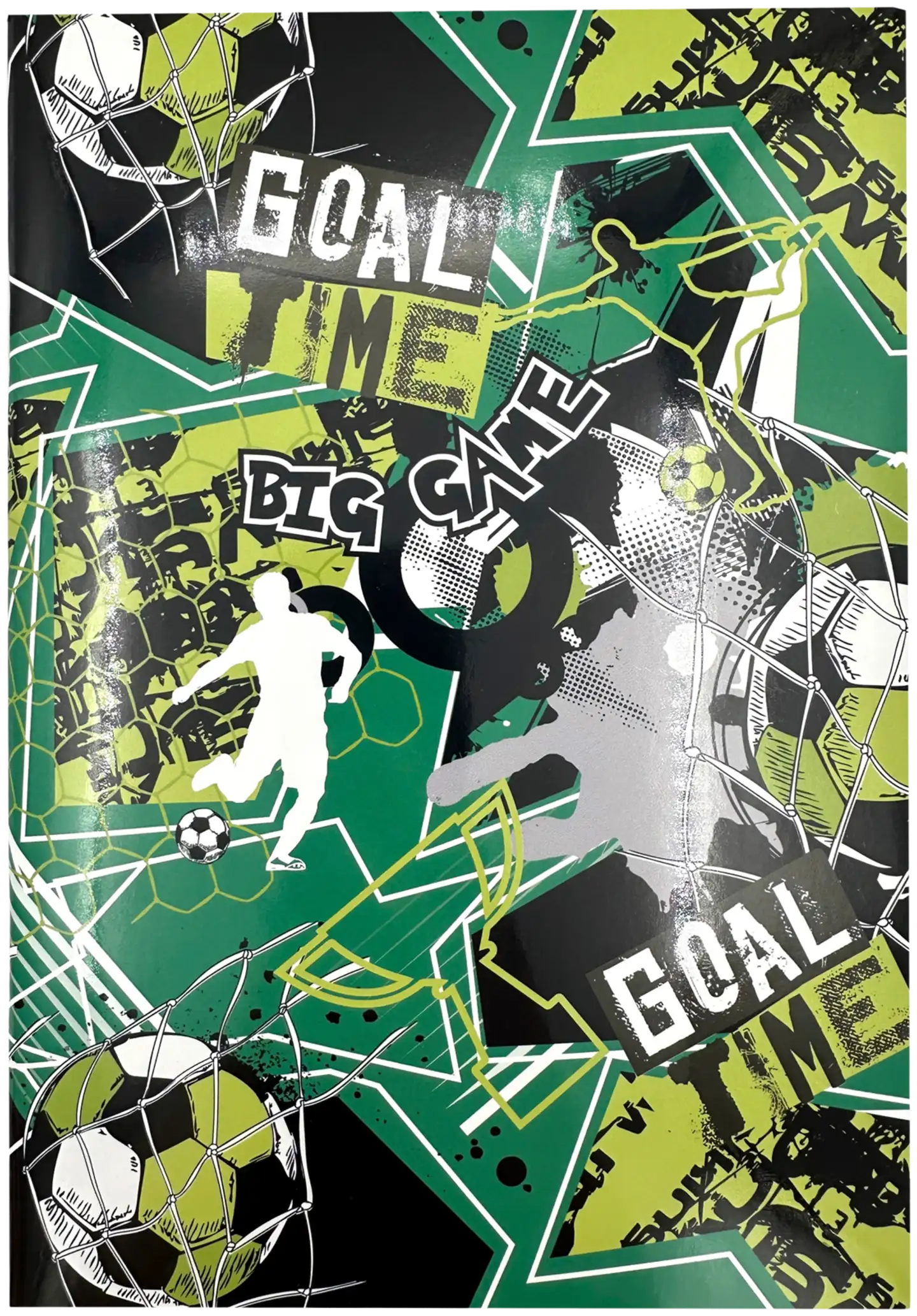 Goal Time A5 nidottu vihko, 7x7mm ruuduilla, 80 sivua