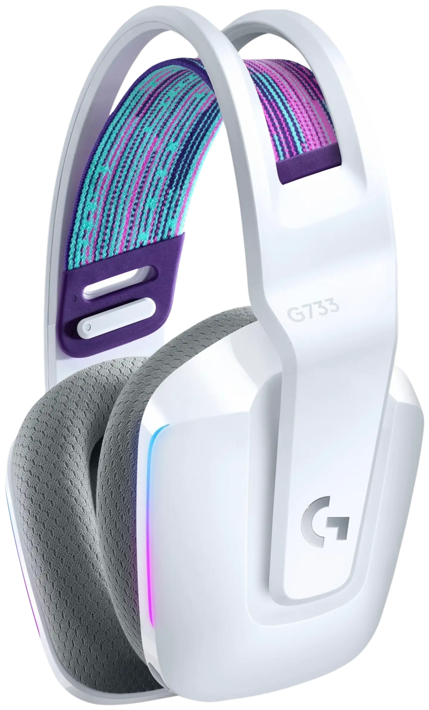 Logitech pelikuuloke Lightspeed G733 valkoinen - 7