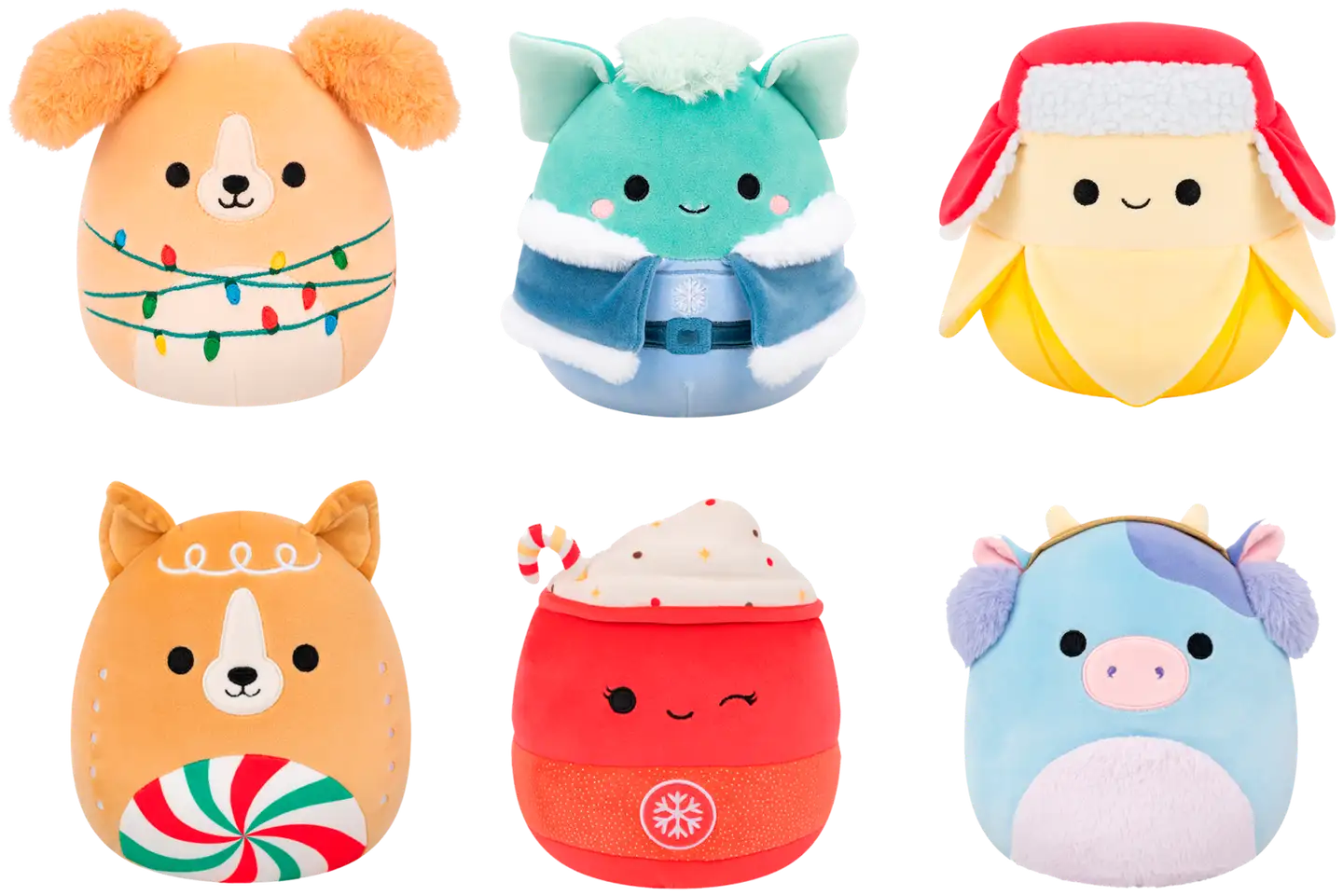 Squishmallows 19 cm Joulupehmo - 1