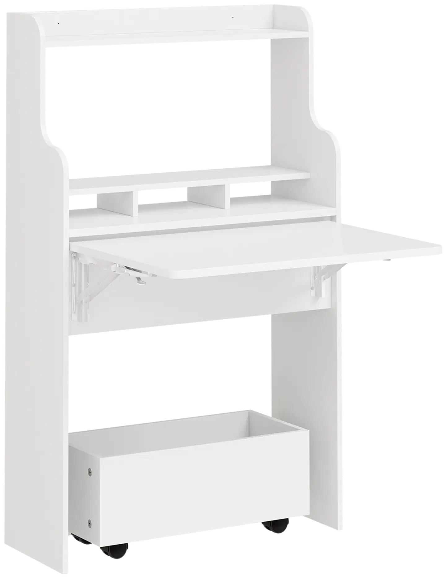 SoBuy työpöytä valkoinen FWT105-II-W - 1