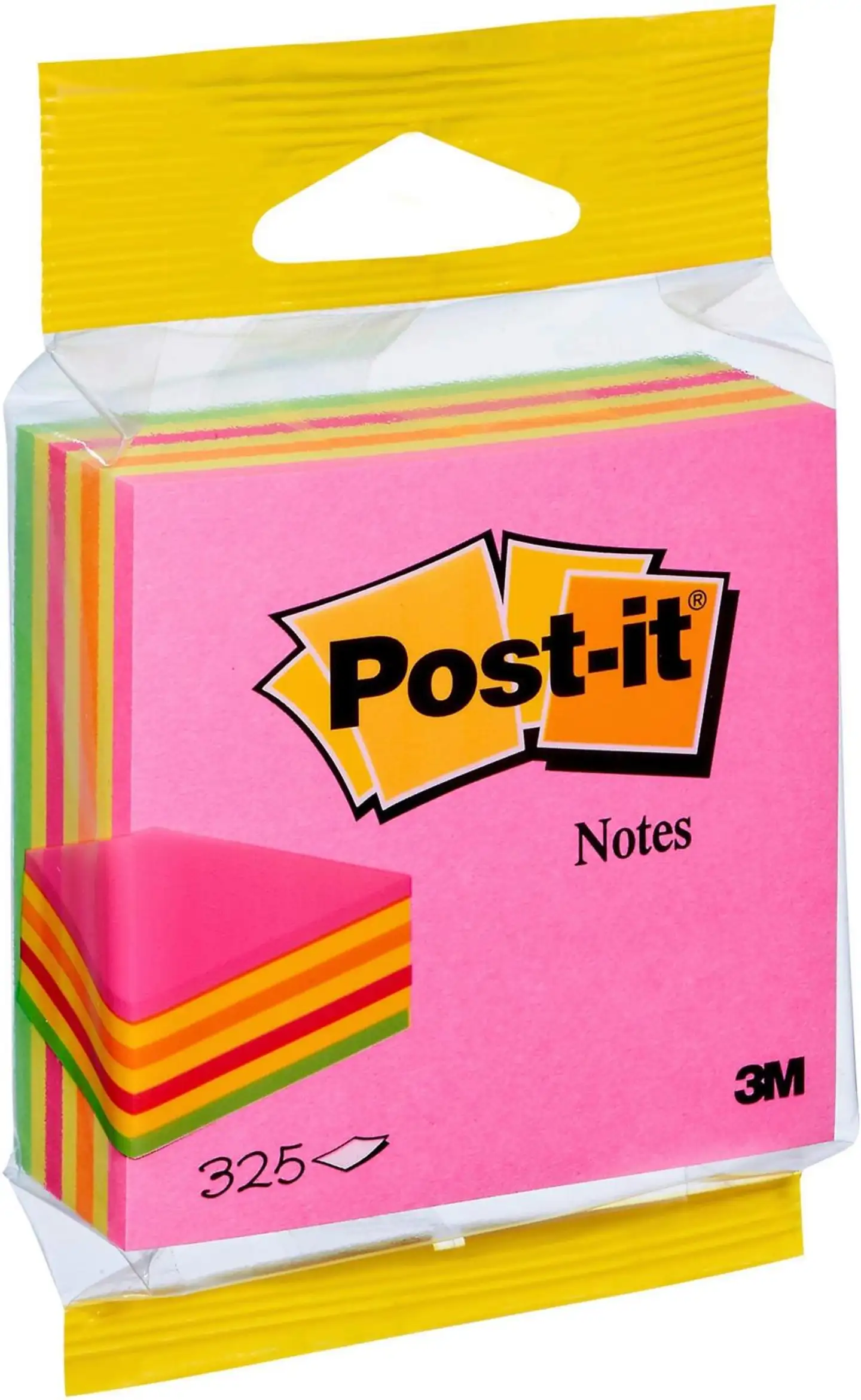 Post-it viestilappukuutio, neonpinkki, 76 mm x 76 mm, 100% PEFC CH18/0914