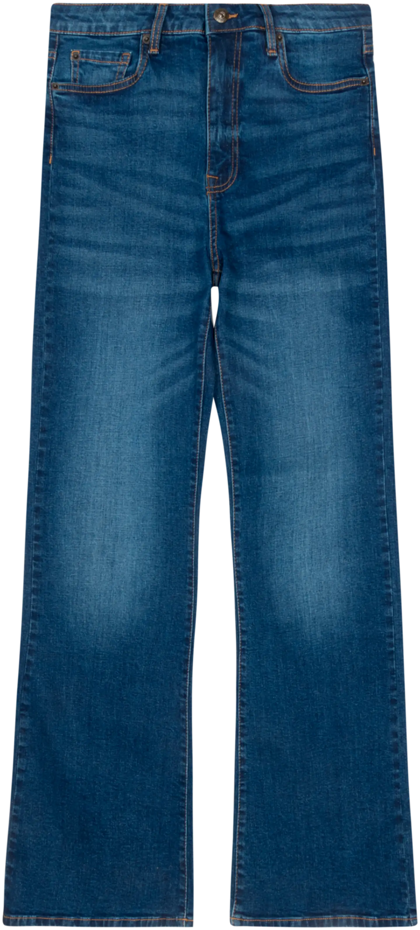 House naisten farkut Straight Flare - Mid blue - 3