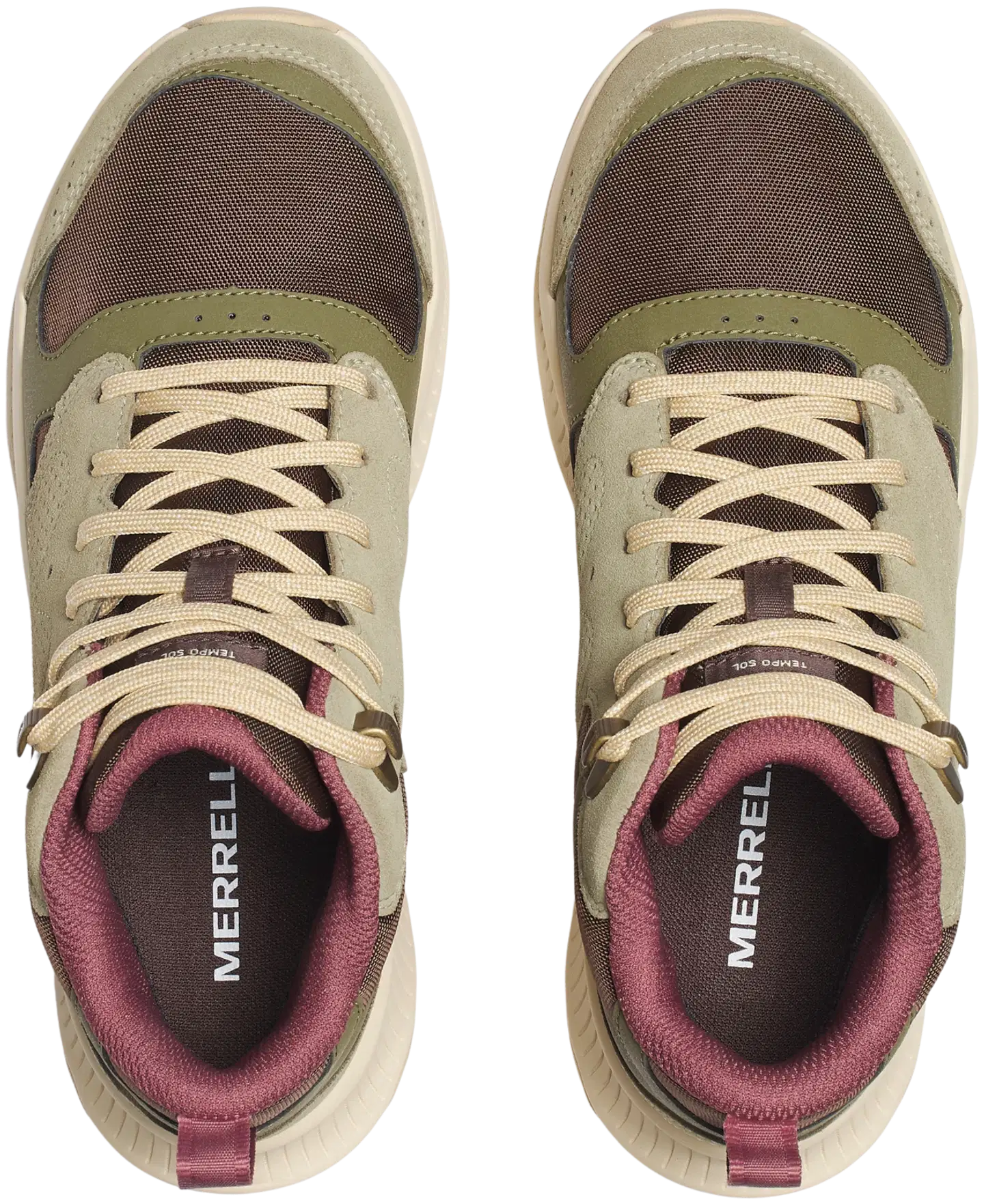 Merrell naisten ulkoilujalkine tempo sol mid - OLIVINE - 5