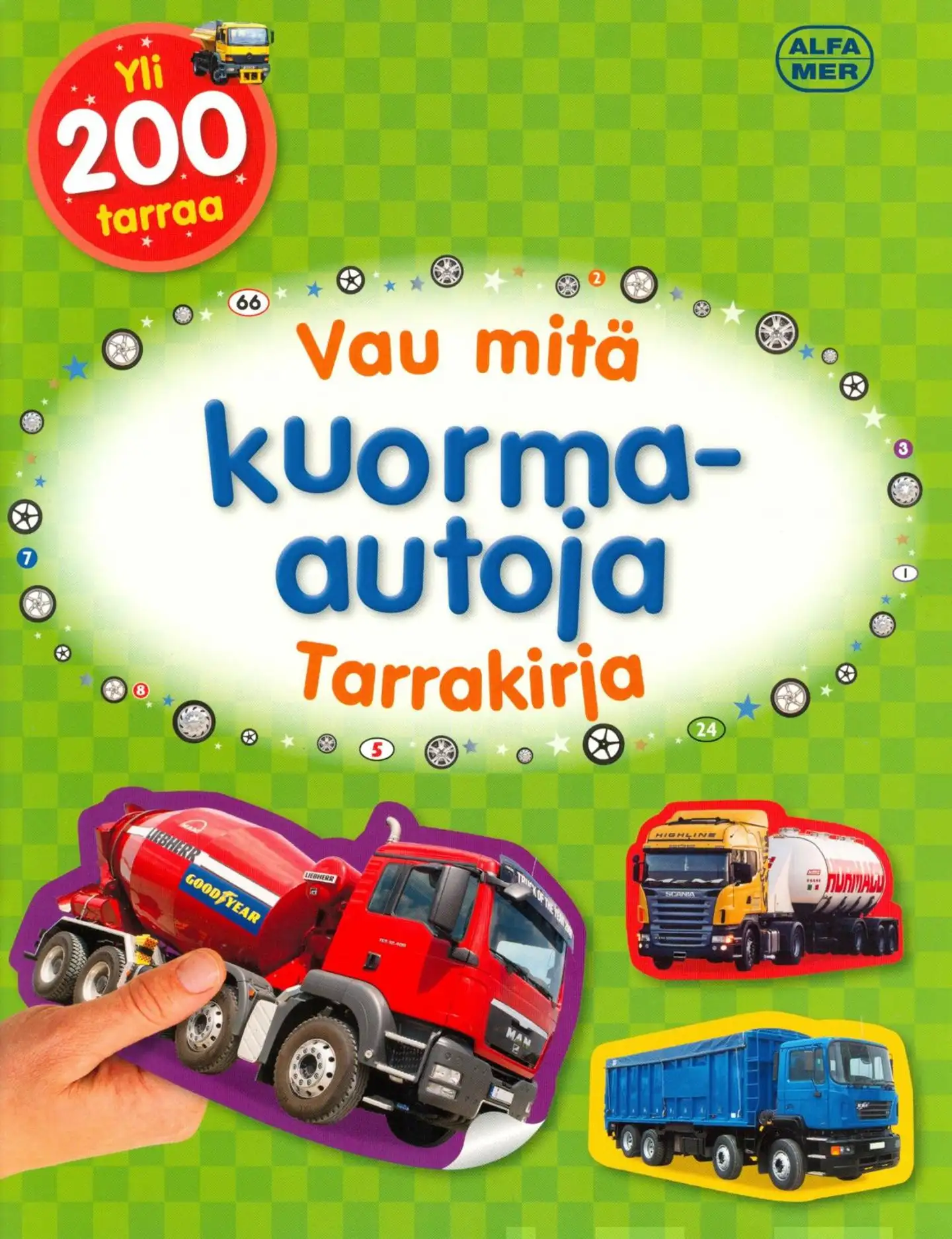 Vau mitä kuorma-autoja - Tarrakirja