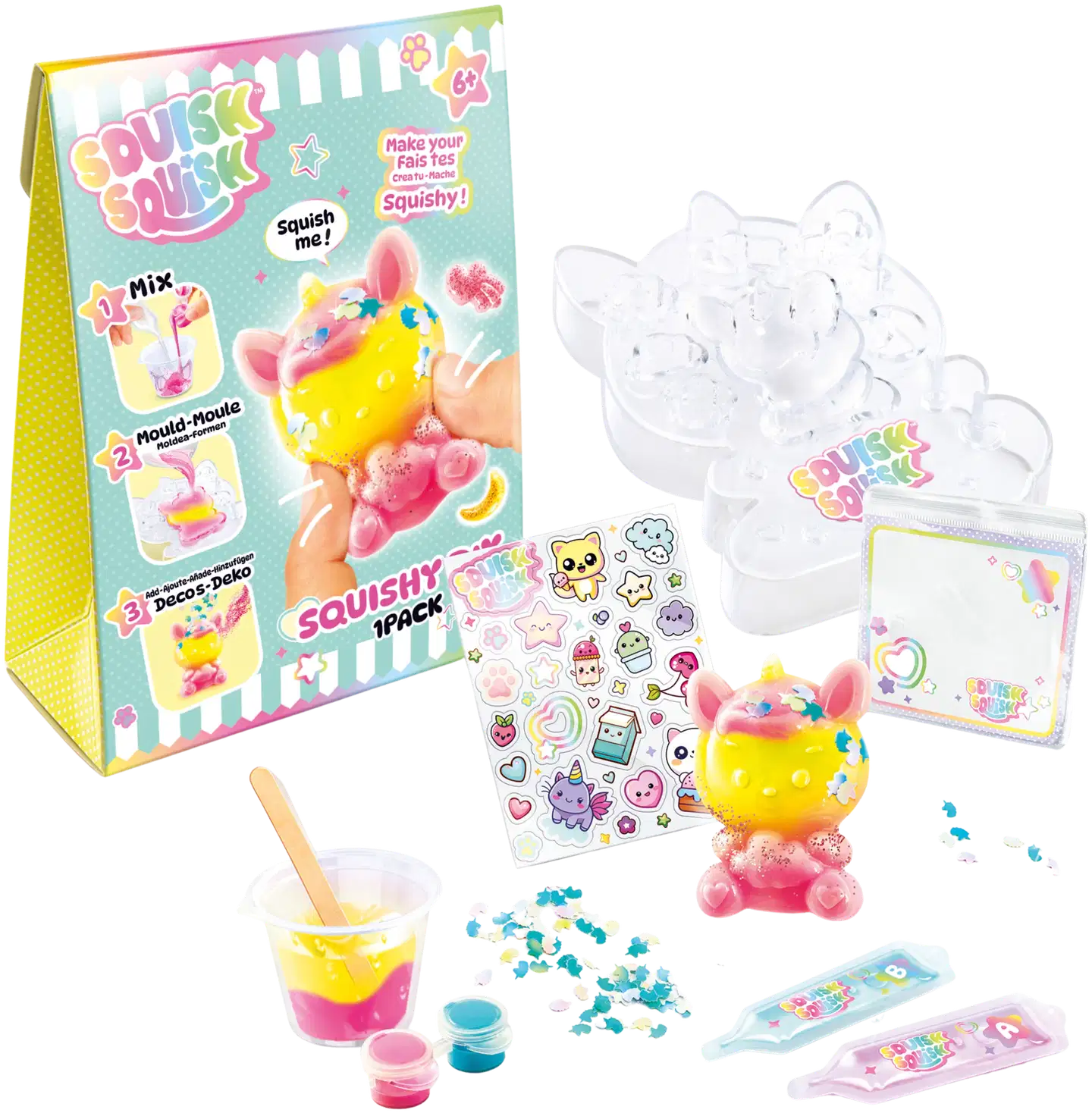Squish Squish Squishy Kit DIY-pakkaus - 3