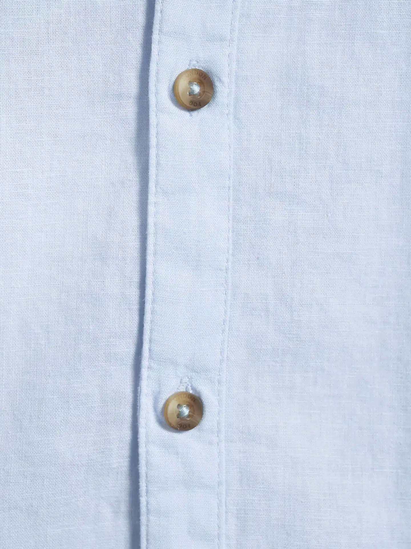 London Fog miesten pellavakauluspaita 194LF15262 - Light Blue - 5