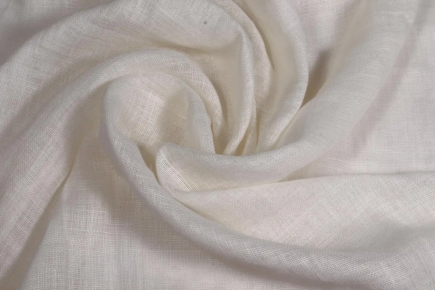 Ihanin pellavaverho 100% valkoinen 140 x 280 cm - 2