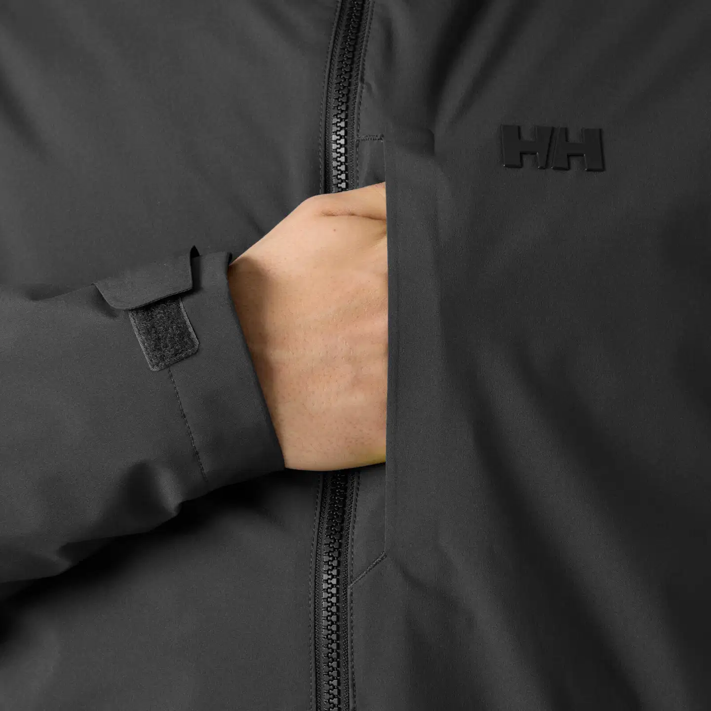 Helly Hansen miesten  kevytvanutakki HP Racing Lifaloft 34595 - Ebony - 5