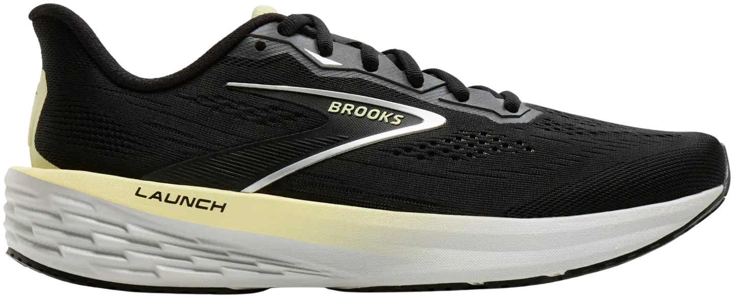 Brooks naisten juoksukengät Launch 12 - Black/Luminary/Oyster - 4