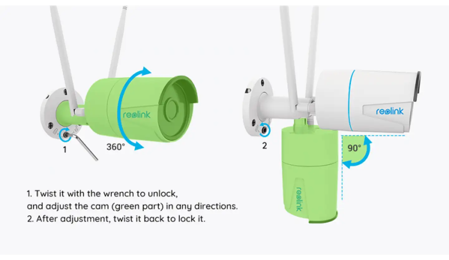 Reolink RLC-510WA (W320) WiFi Cam Smart Detection Valkoinen - 5
