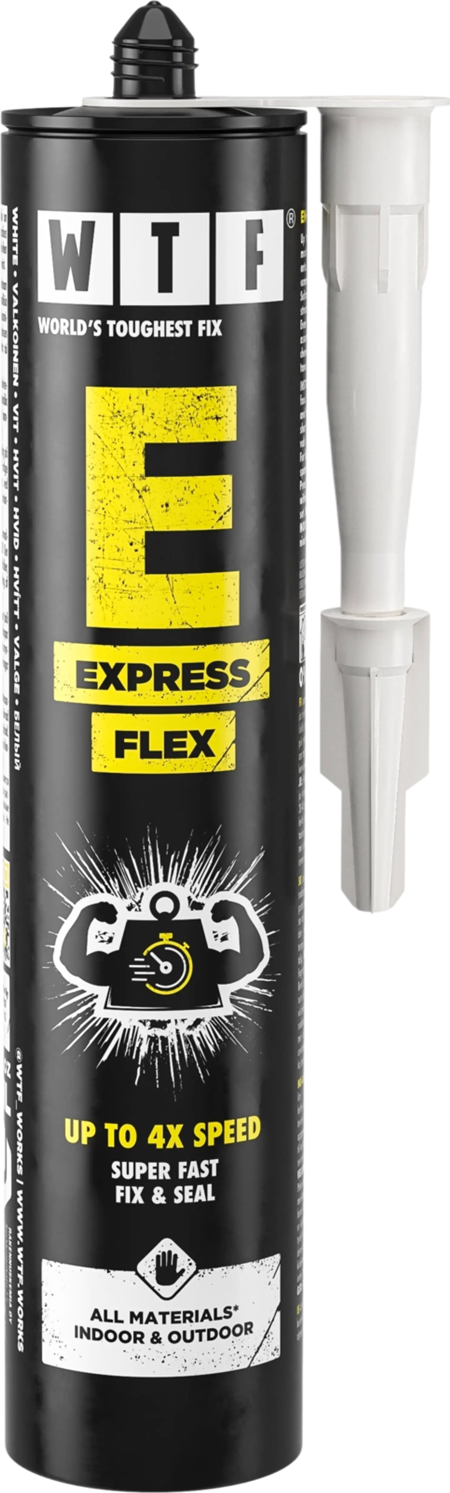 WTF Liima ja tiivistysmassa E Express Flex 290ml valkoinen