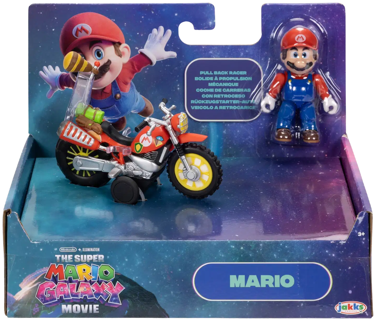 Mario Movie 2 figuuri ja moottoripyörä Wave 1, erilaisia - 7