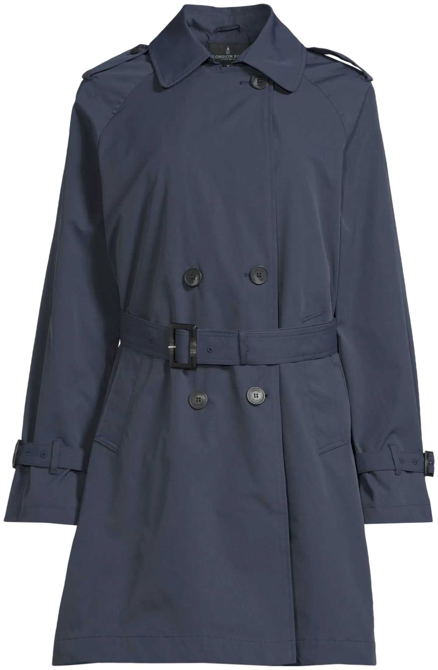 London Fog naisten trenssitakki 225L102608 - navy blue - 2