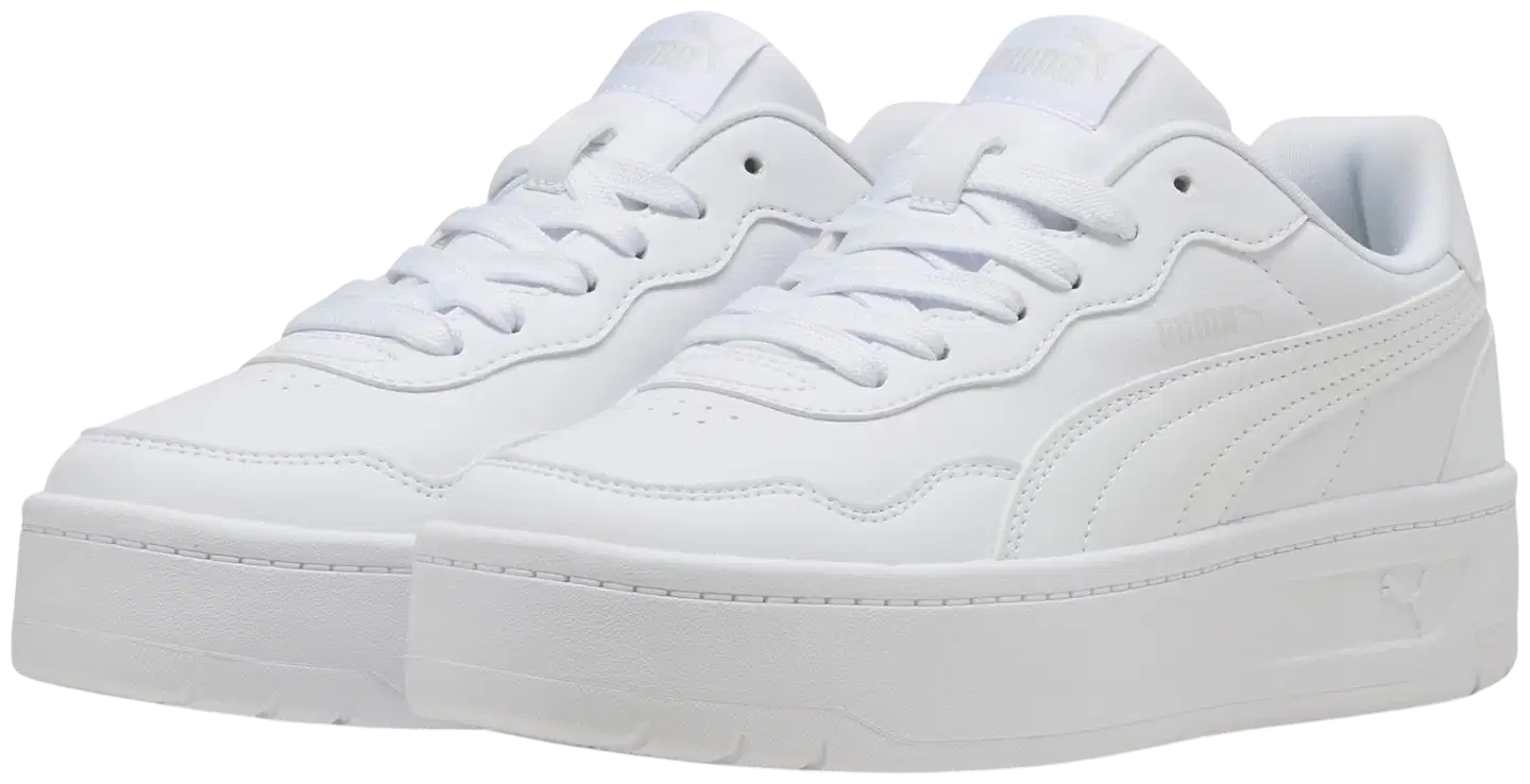 Puma naisten tennari Court Lally Skye - Puma White - 3