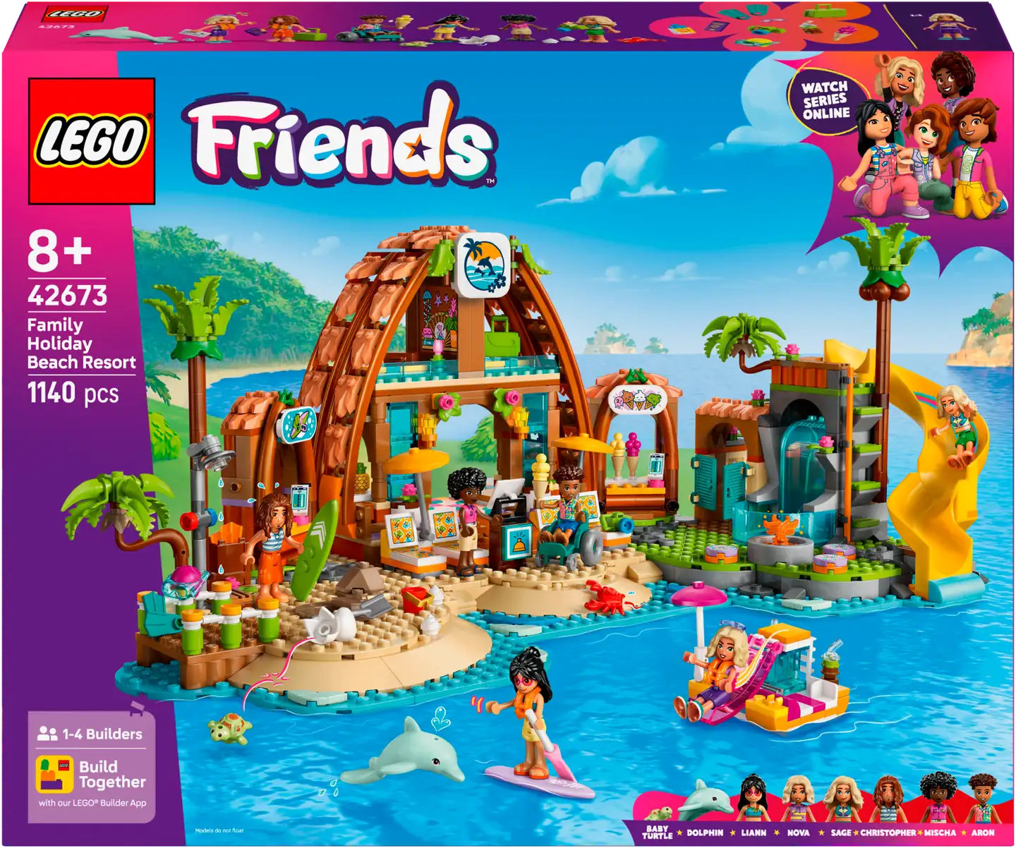 LEGO® Friends 42673 Koko perheen lomakohde meren rannalla - 2