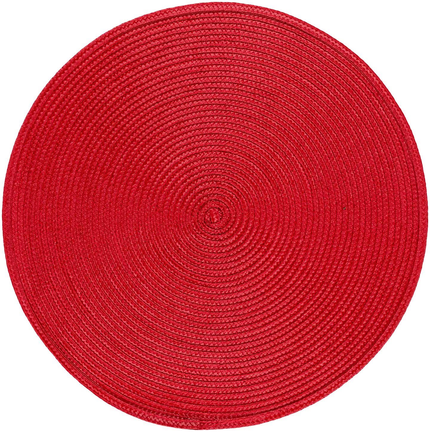 House tabletti pyöreä Solid 38 cm 4 kpl punainen - 1